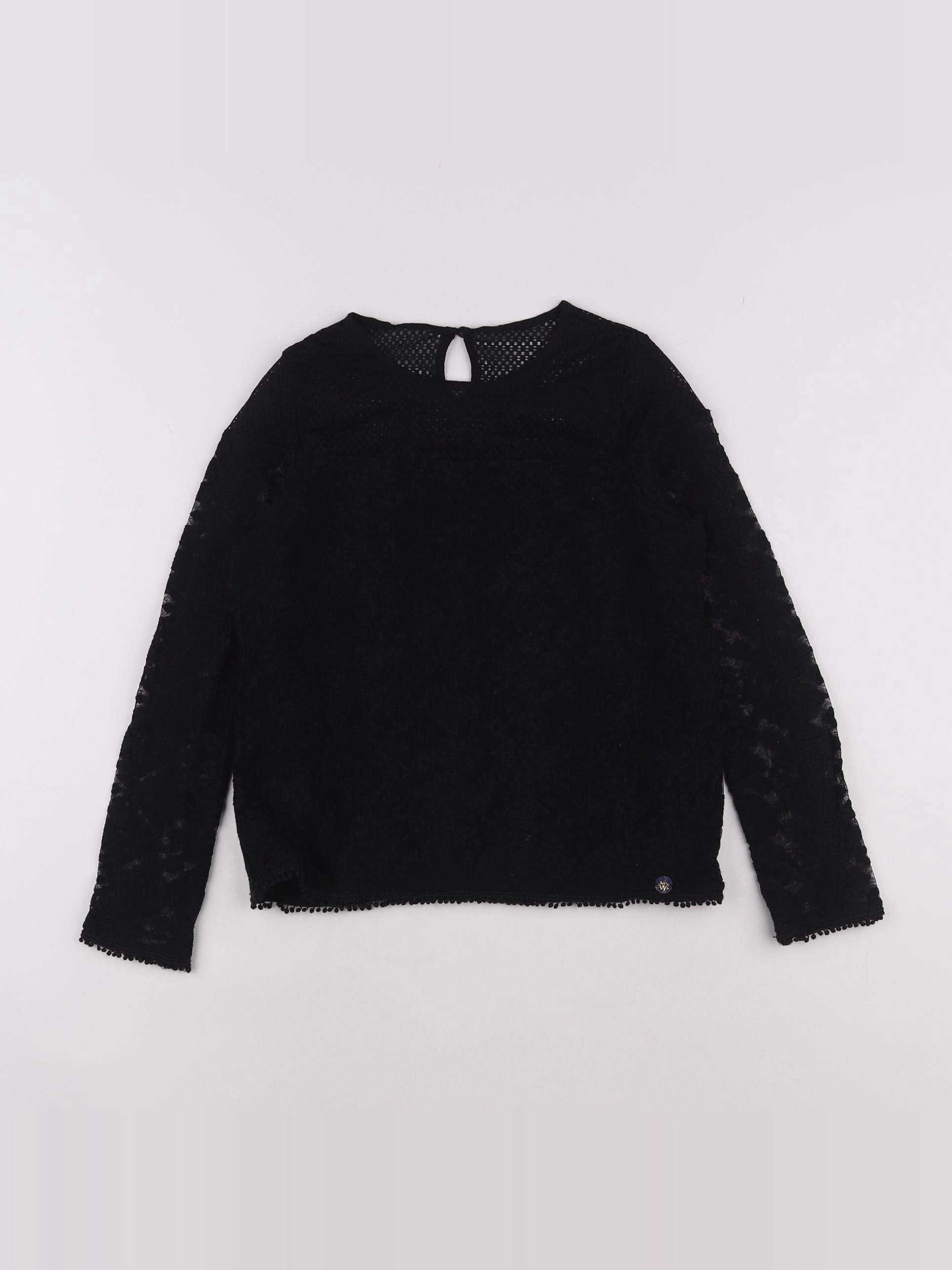 IKKS - blouse noir - 10 ans