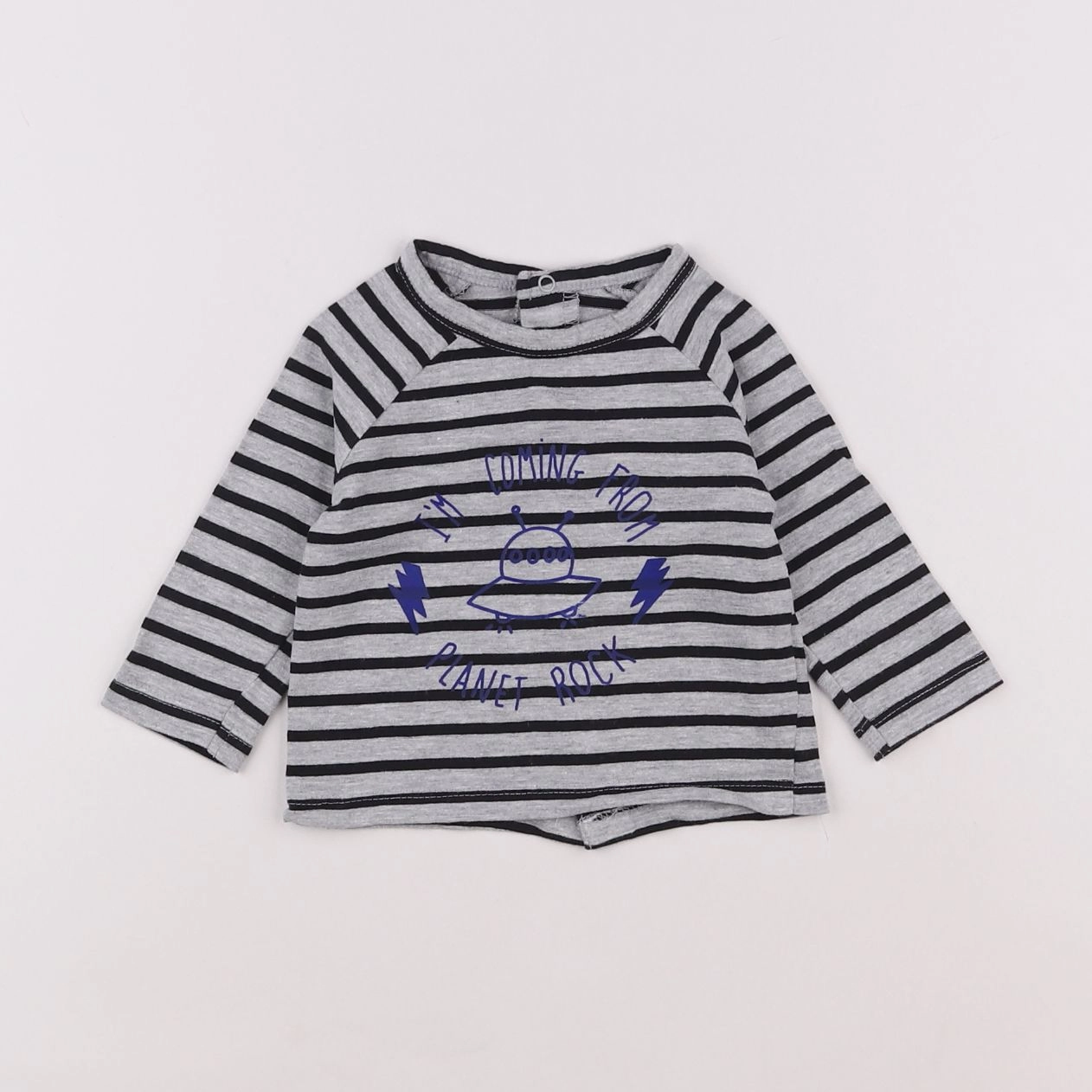Vertbaudet - tee-shirt gris - 3 mois