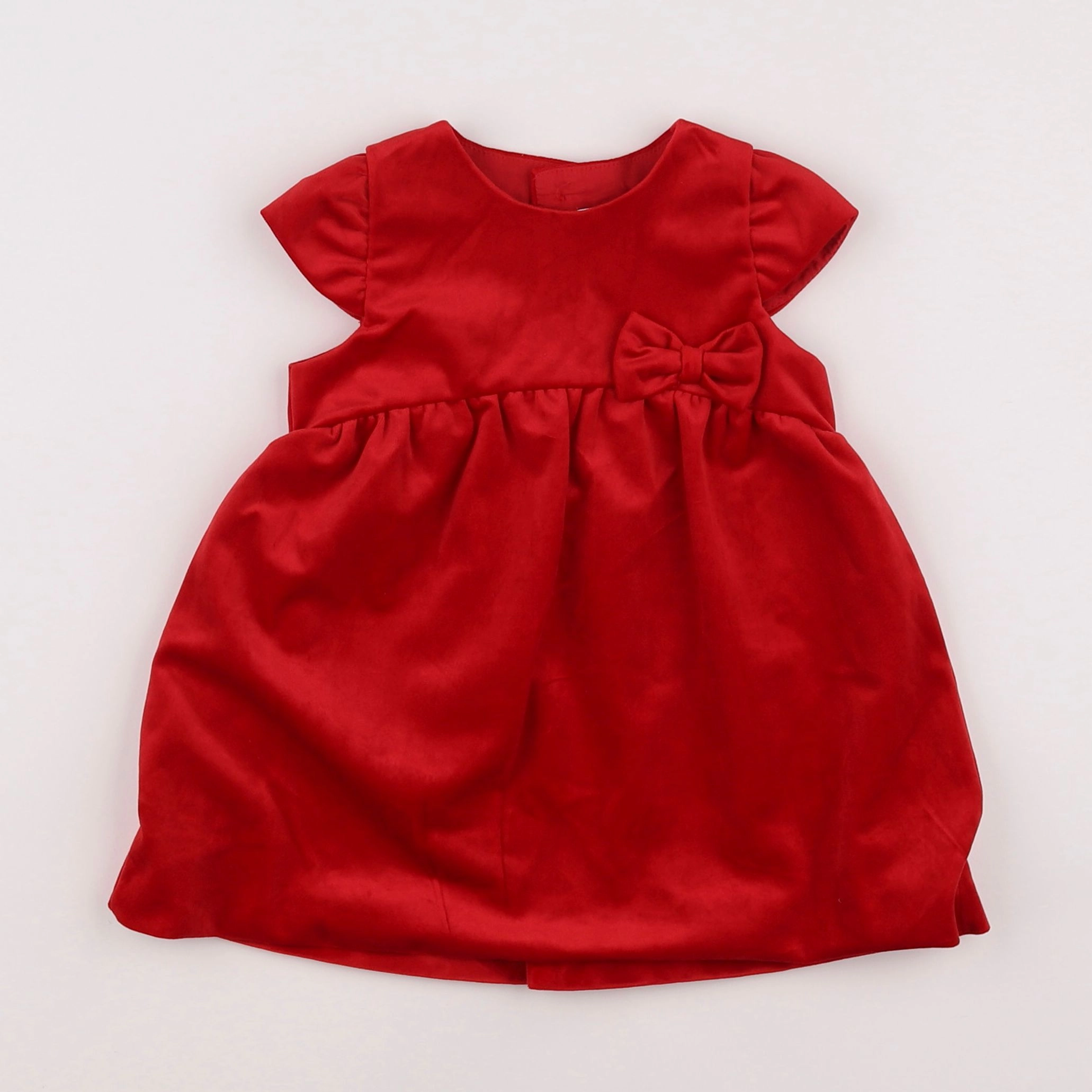 Vertbaudet - robe rouge - 12 mois