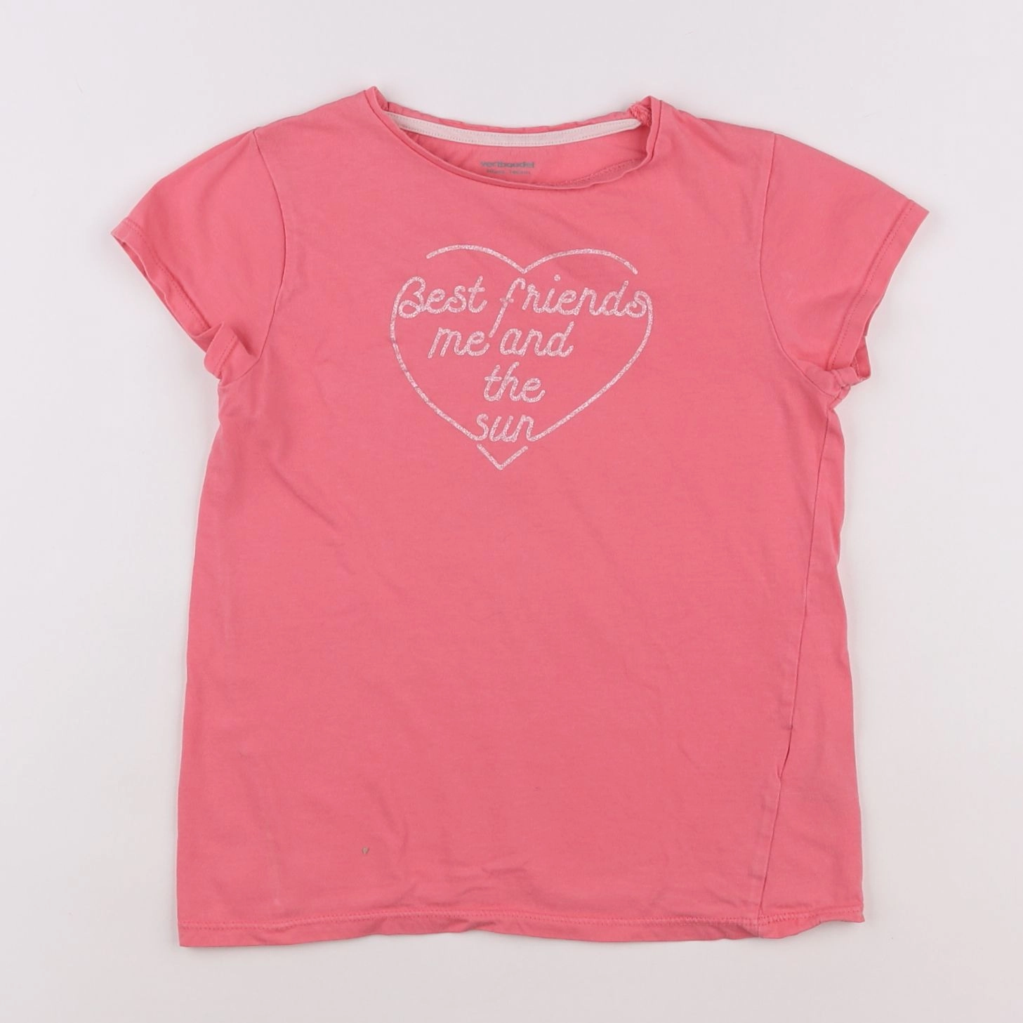 Vertbaudet - tee-shirt rose - 10 ans