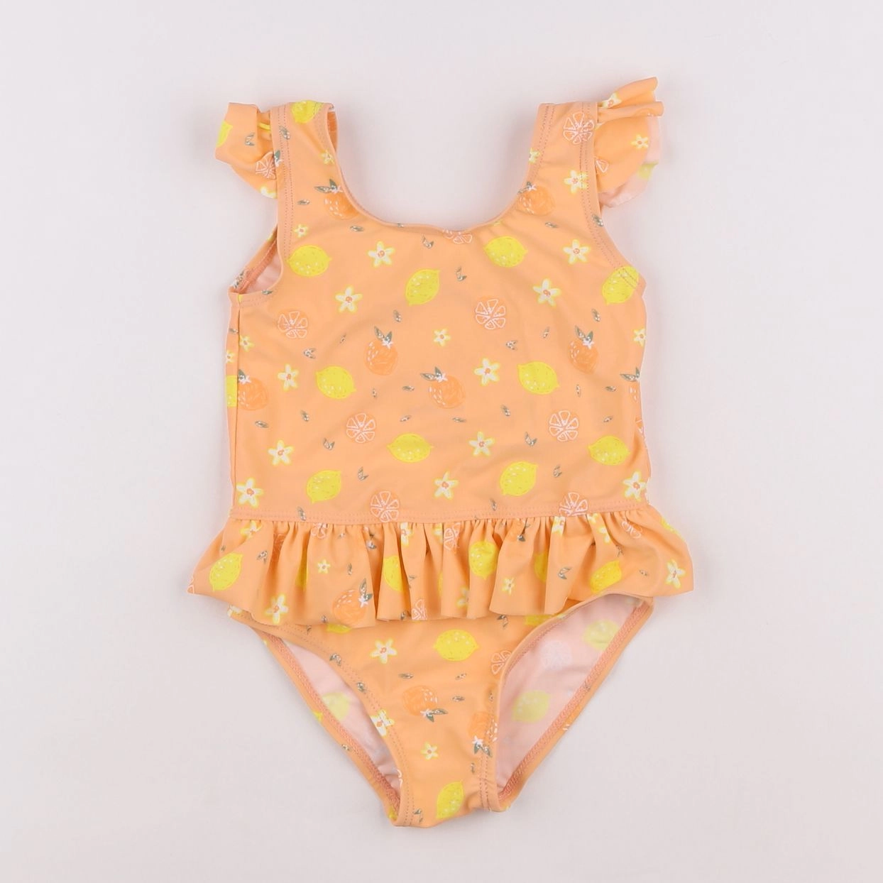 Vertbaudet - maillot de bain orange - 18 mois