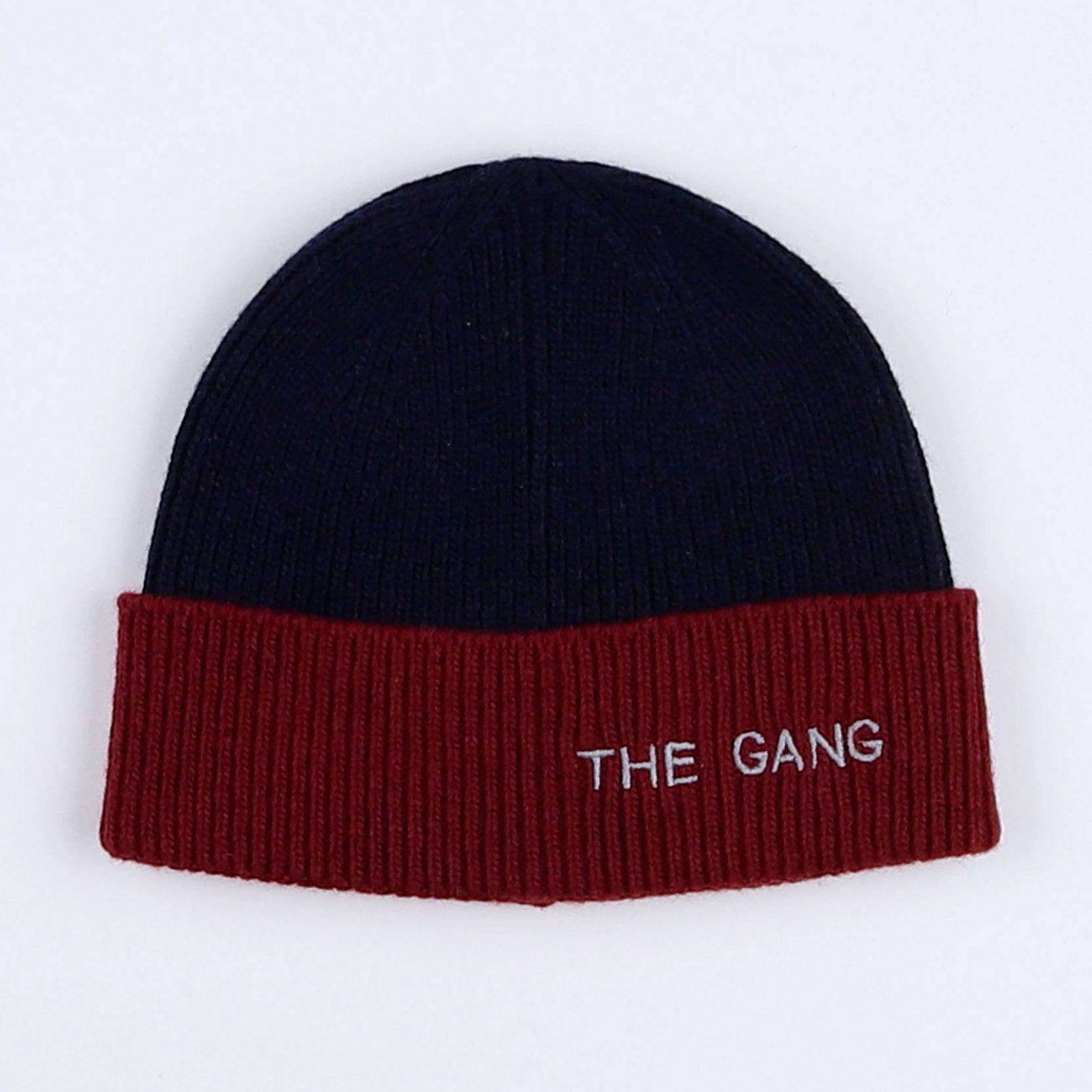 Chamaye - bonnet "THE GANG" bleu. rouge - 3/6 mois"