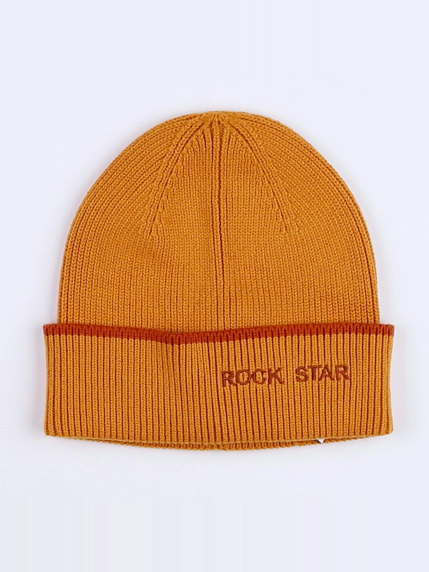 Chamaye - bonnet "ROCK STAR" jaune. marron - 9 mois à 2 ans"