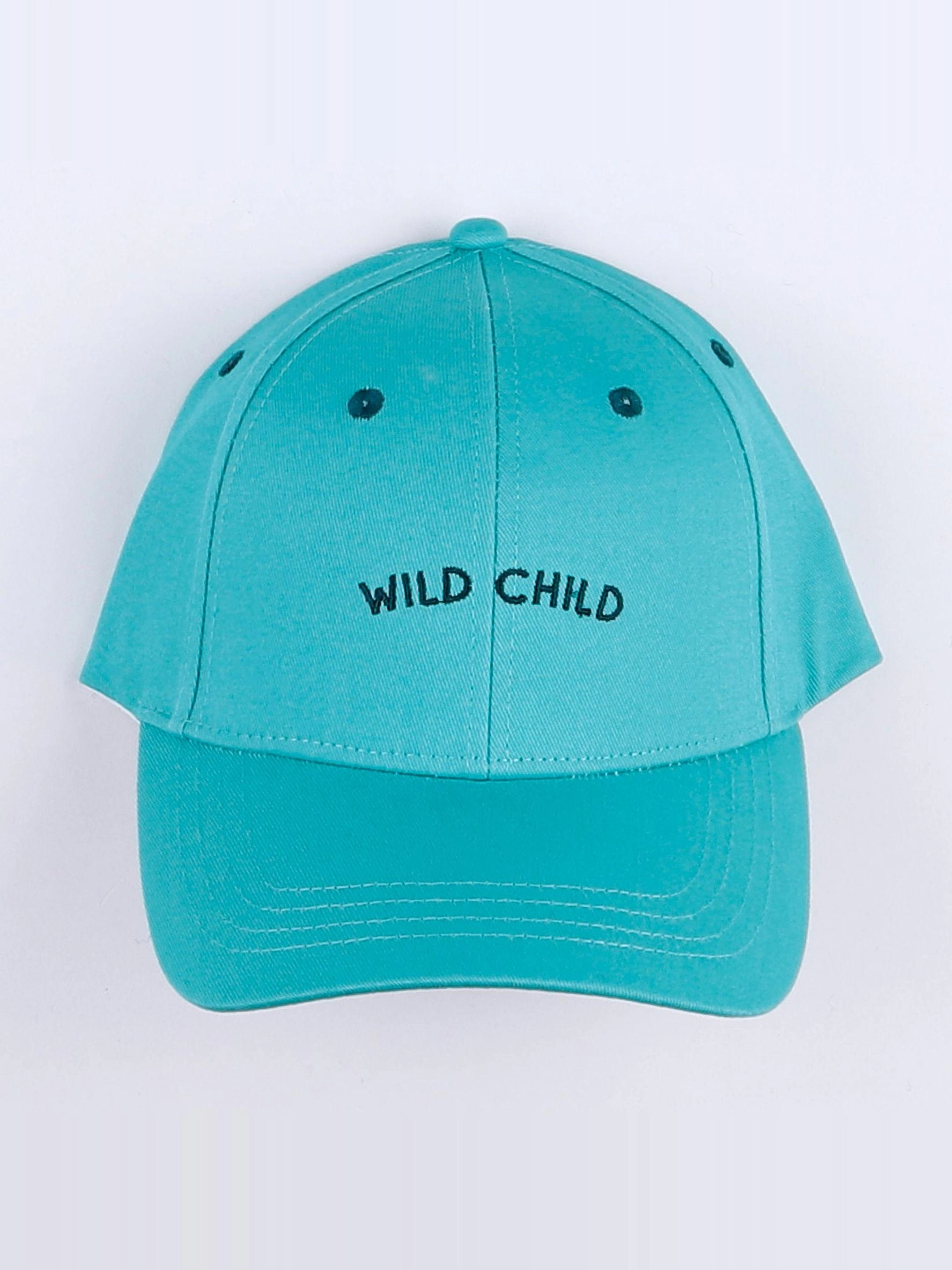Chamaye - casquette " WILD CHILD"vert - 9 mois à 2 ans"