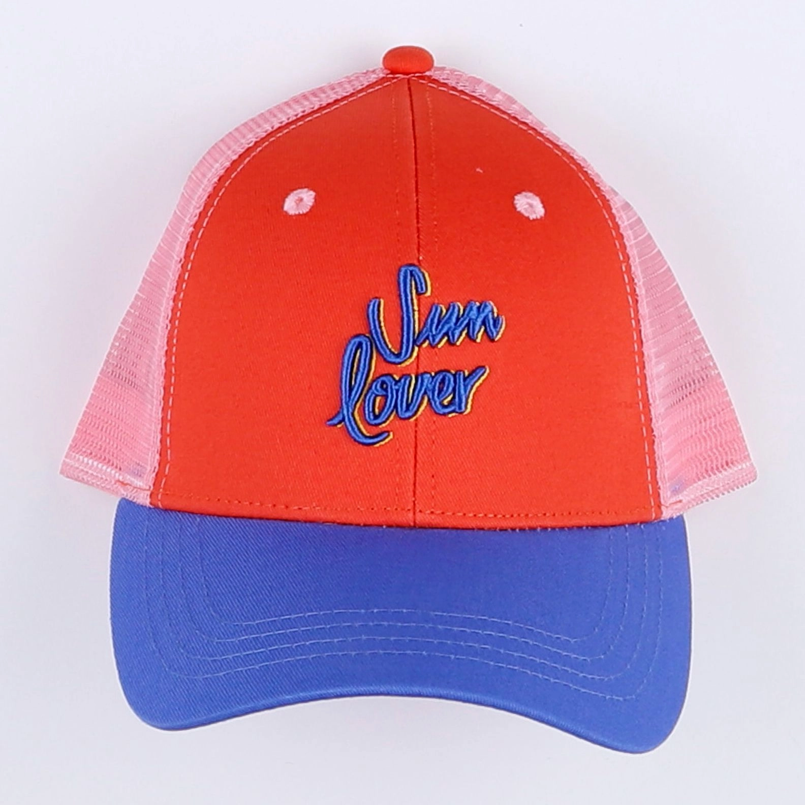 Chamaye - casquette "SUN LOVER" rose. bleu - 7/12 ans"