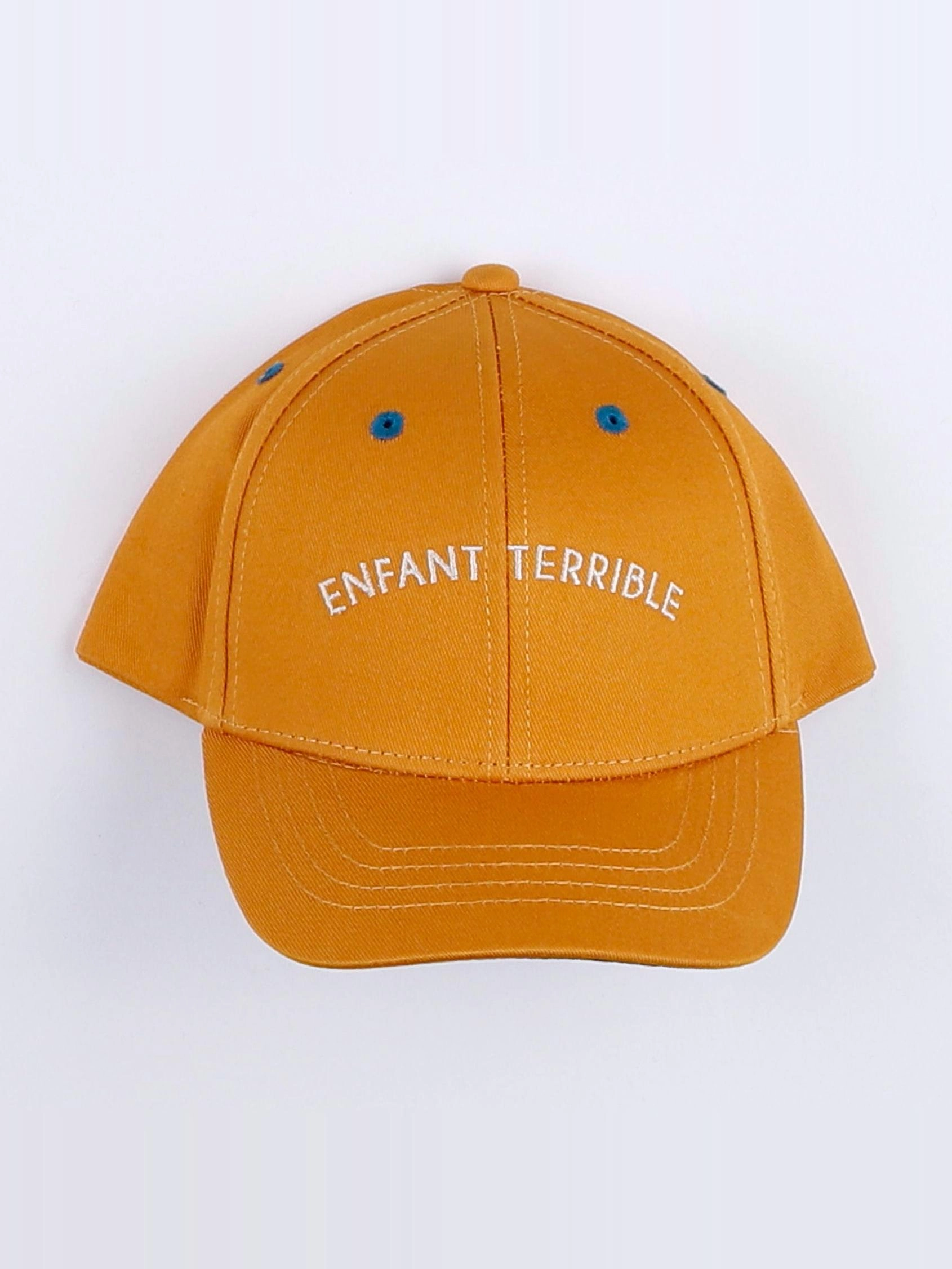 Chamaye - casquette "ENFANT TERRIBLE" jaune - 7/12 ans"
