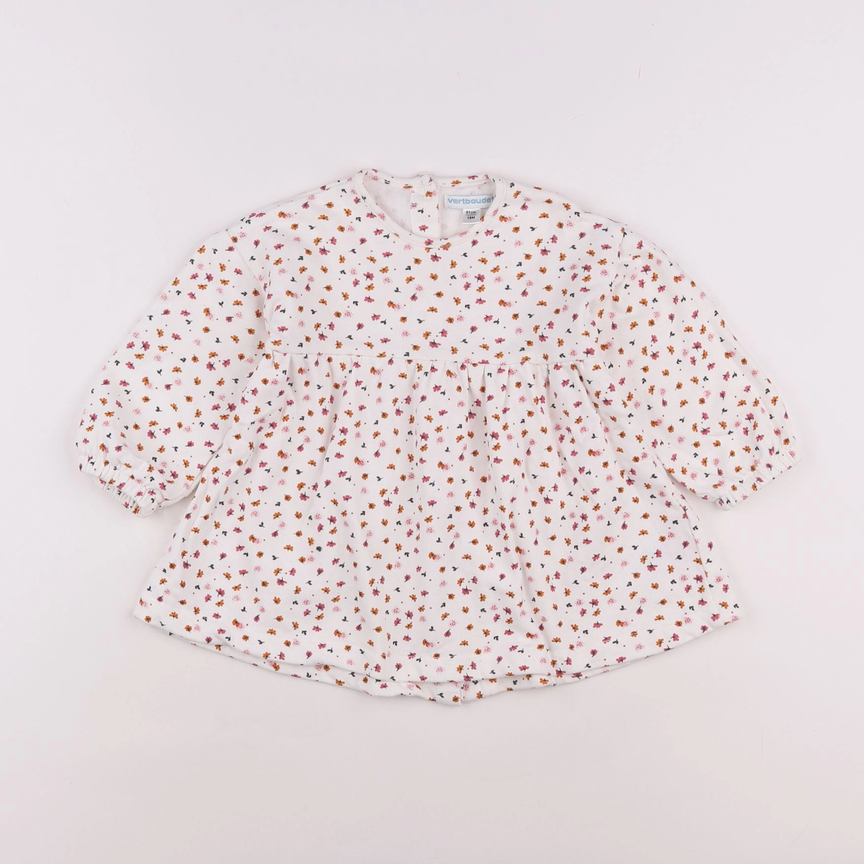 Vertbaudet - robe multicolore - 18 mois