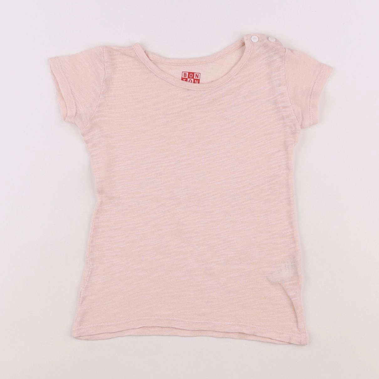 Bonton - tee-shirt rose - 2 ans