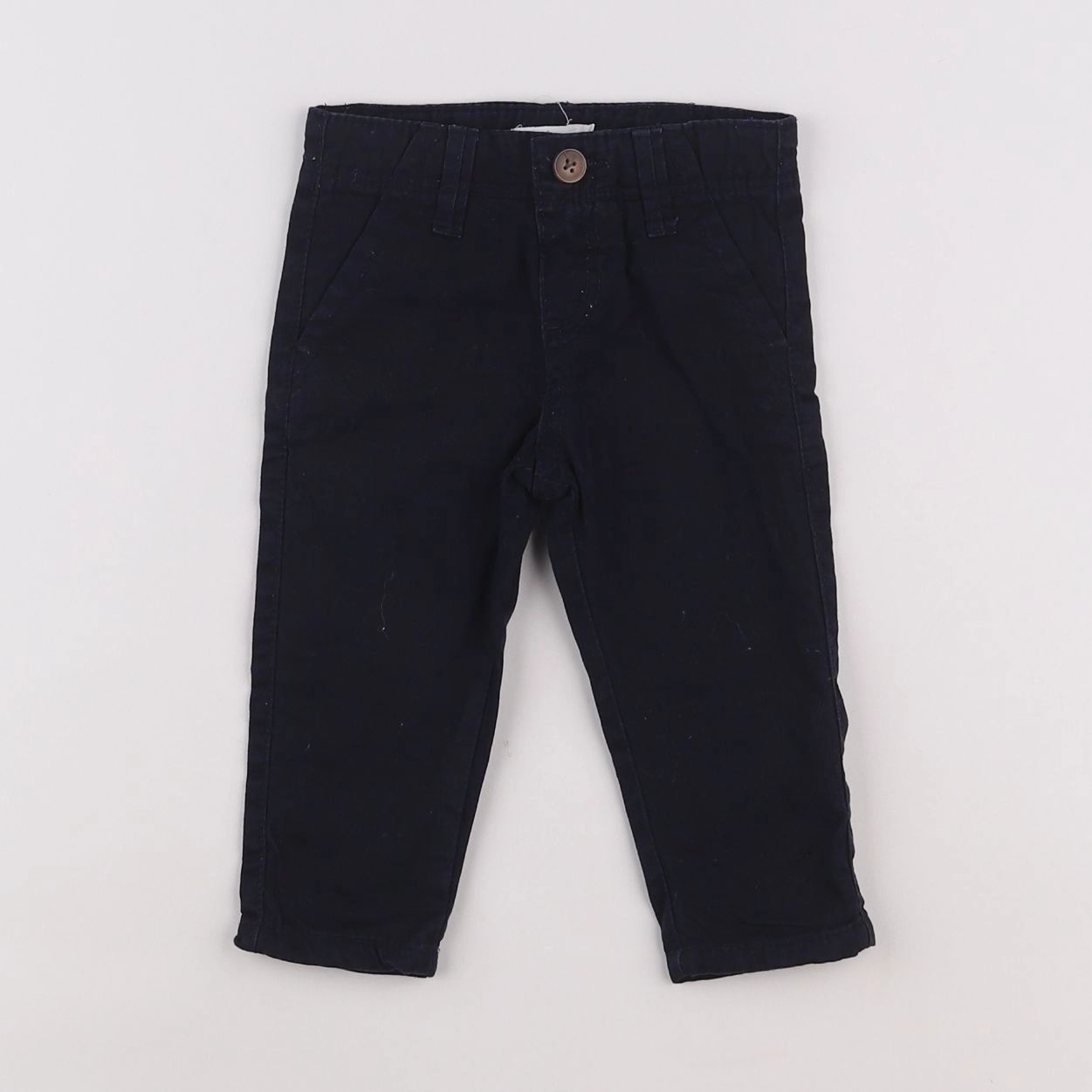 Boutchou - pantalon doublé bleu - 6 mois