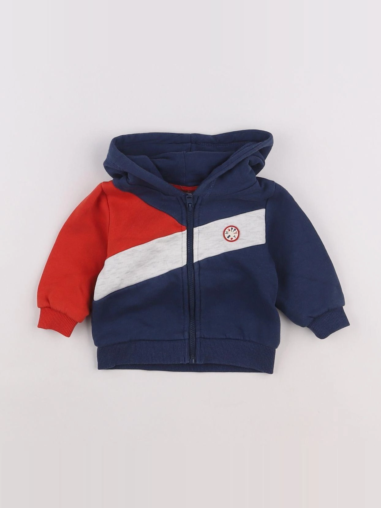 Tape à l'oeil - sweat bleu - 3 mois