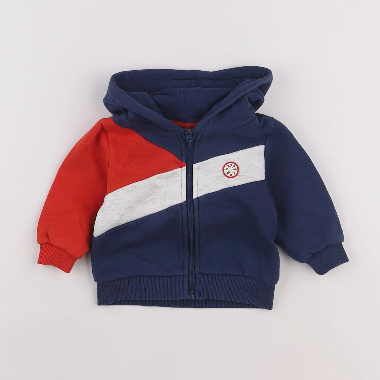 Tape à l'oeil - sweat bleu - 3 mois