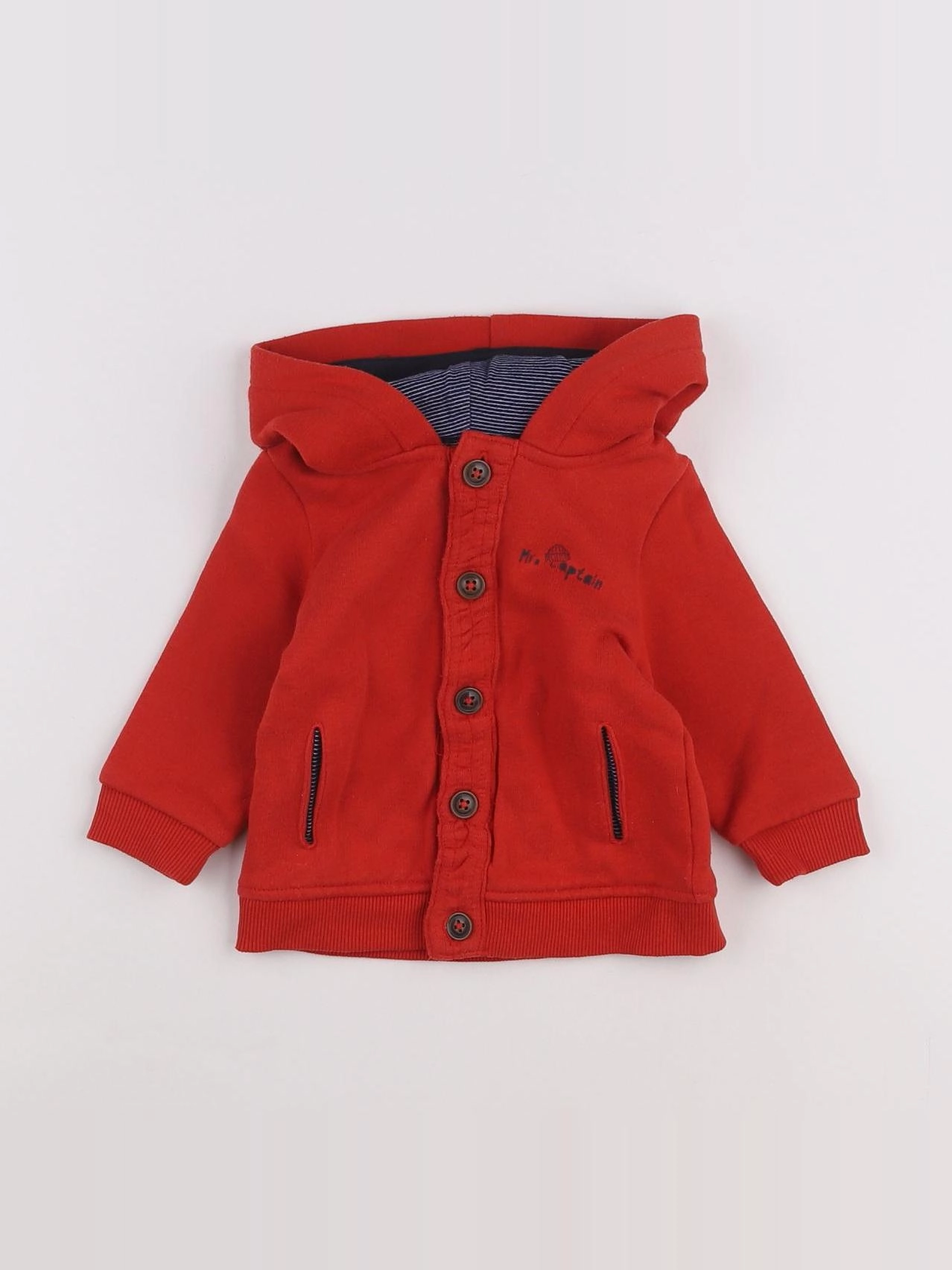Tape à l'oeil - sweat rouge - 6 mois