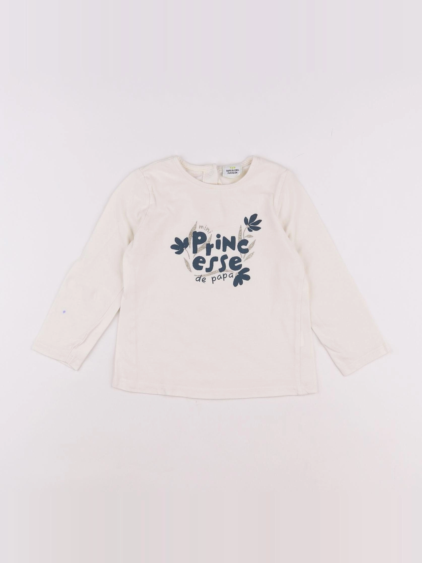 Tape à l'oeil - tee-shirt beige - 2 ans