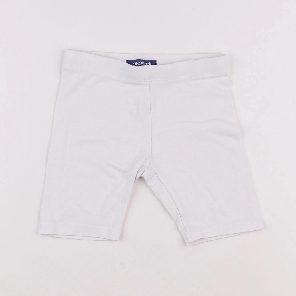 Okaidi - short blanc - 3 ans
