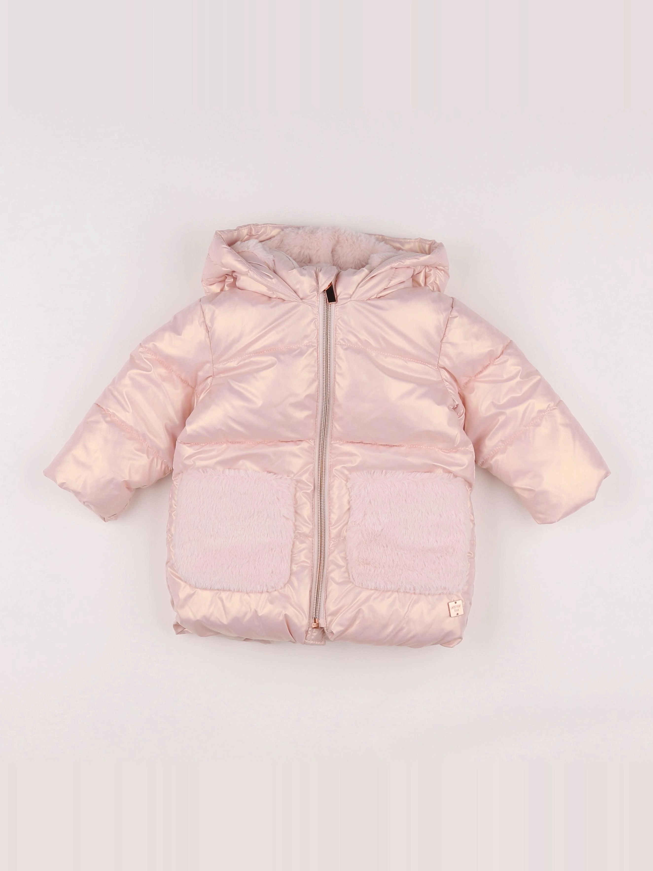 Carrément Beau - parka rose - 6 mois