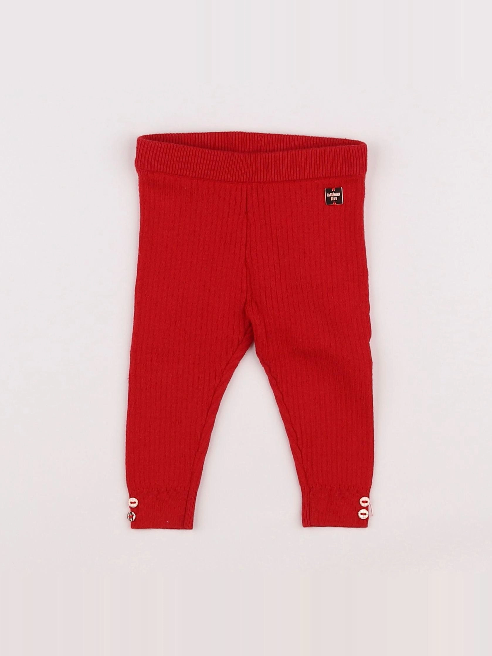 Carrément Beau - legging rouge - 6 mois