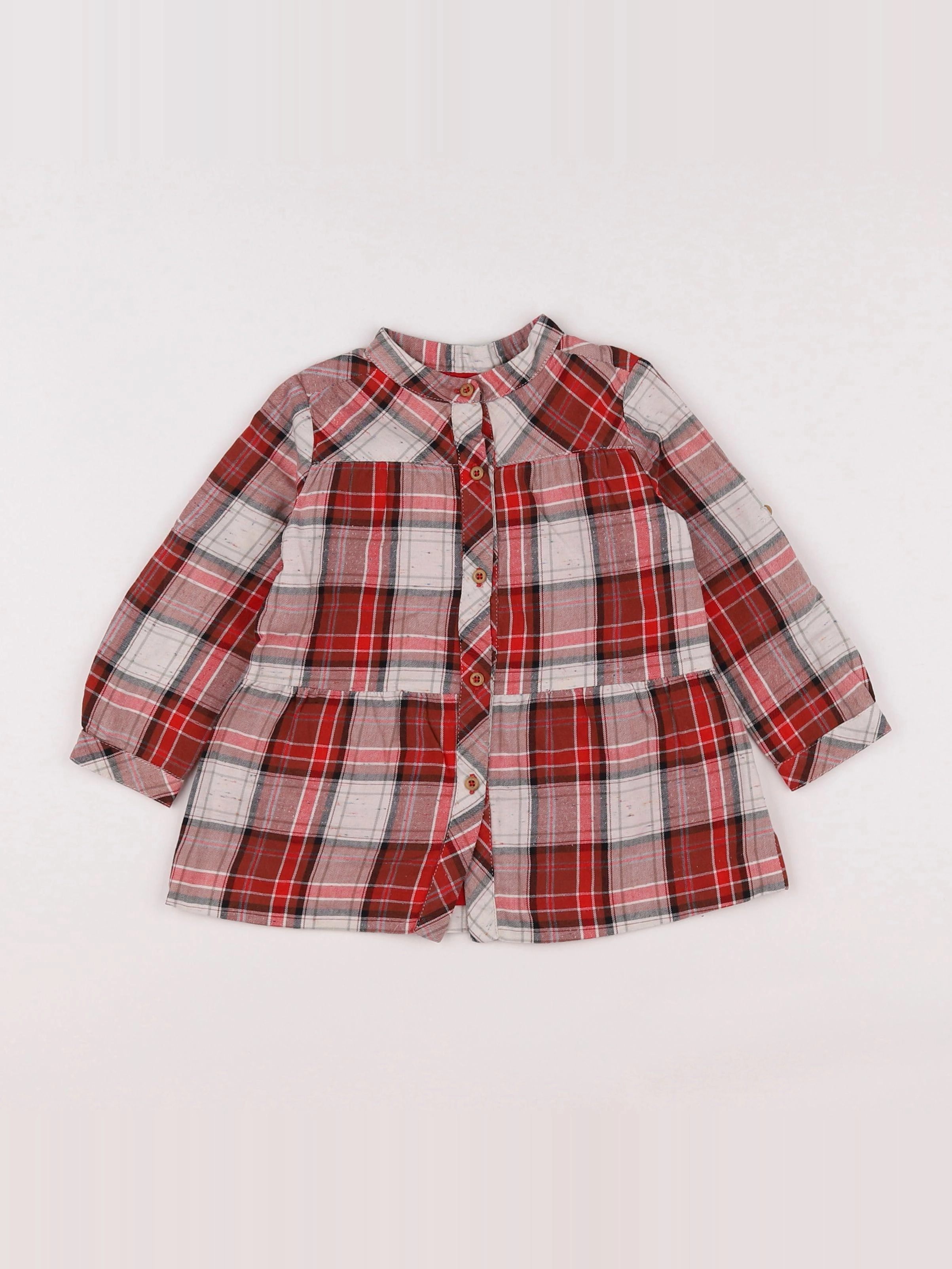 Zara - robe rouge - 9/12 mois