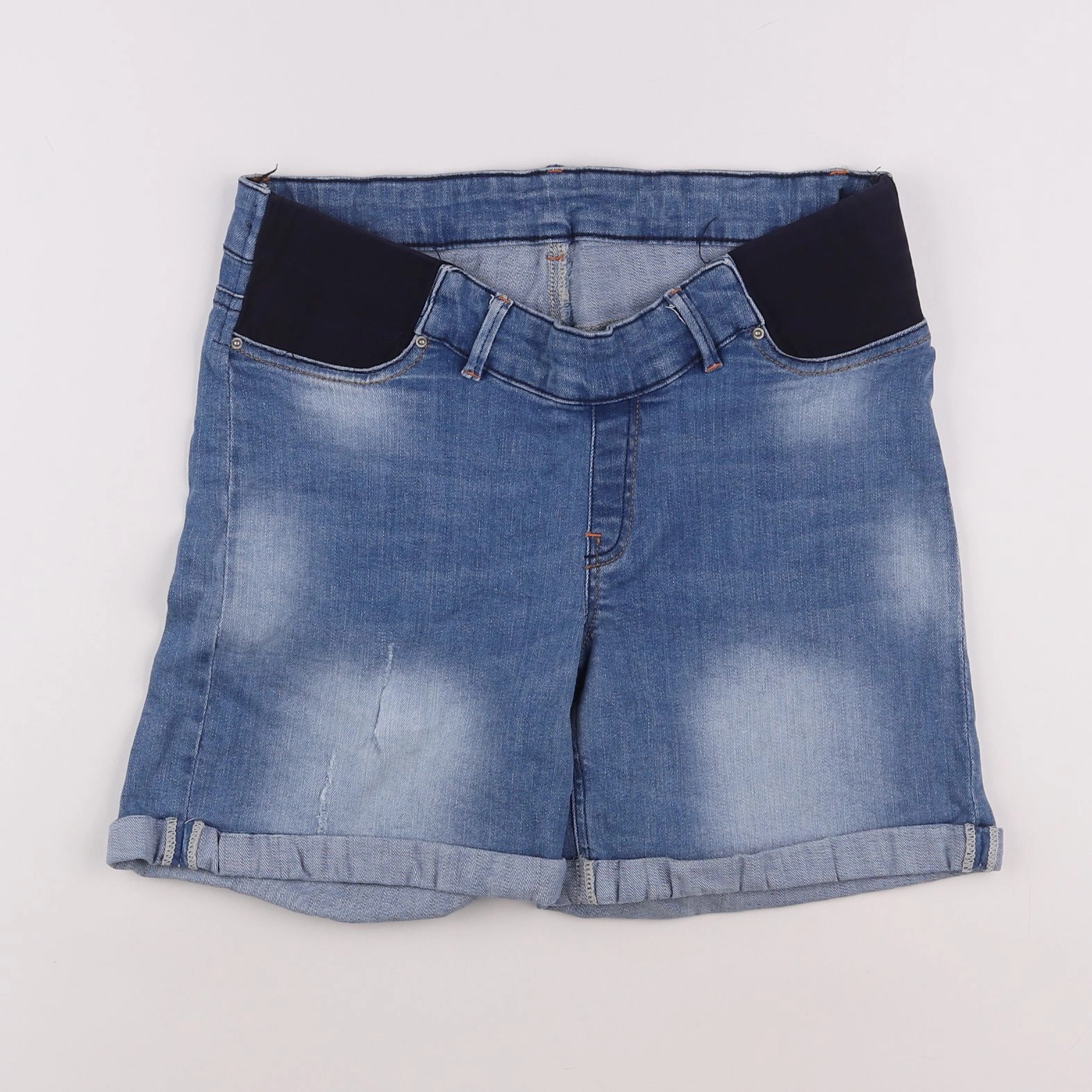 Envie de fraise - short grossesse bleu - 34