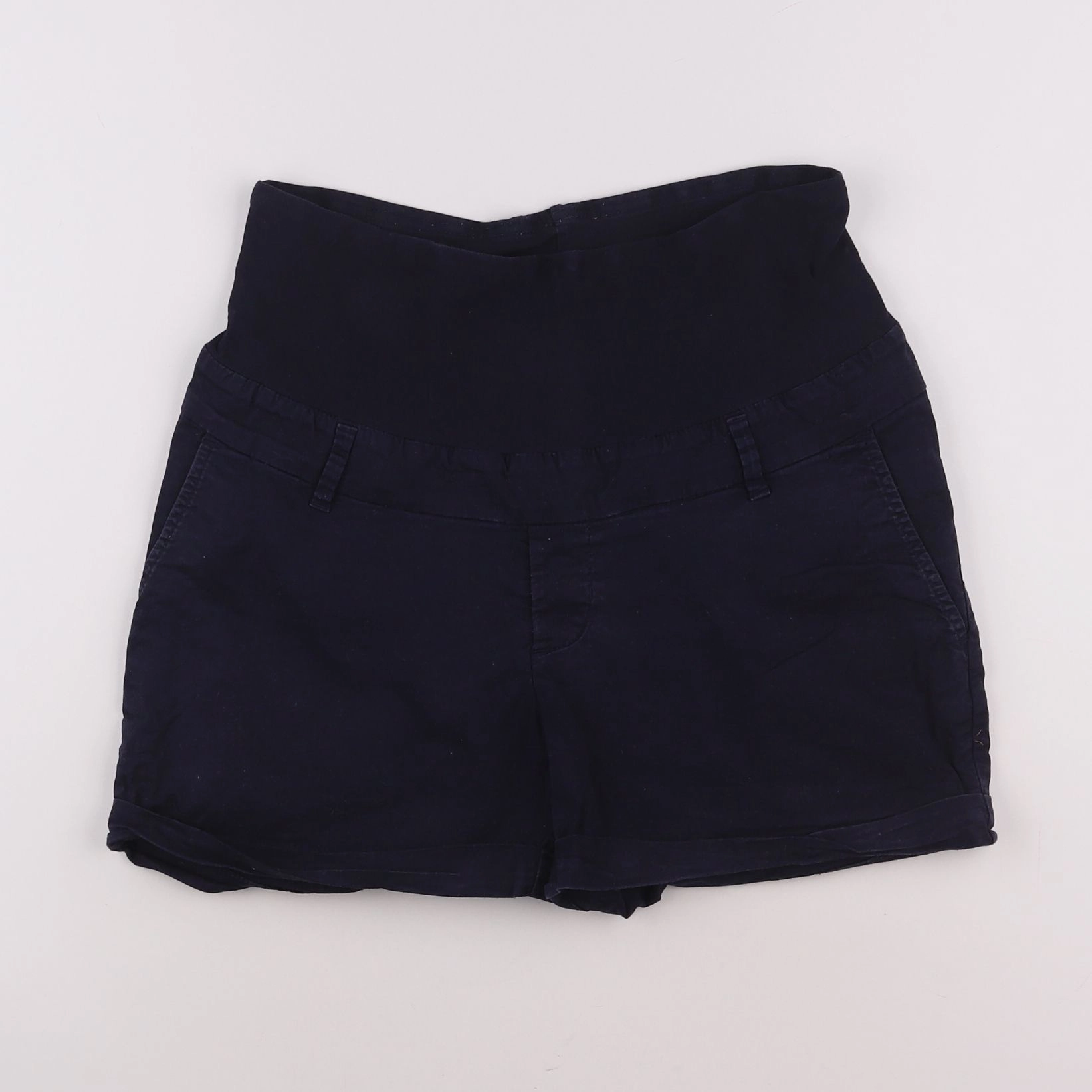 H&M - short grossesse bleu - 36
