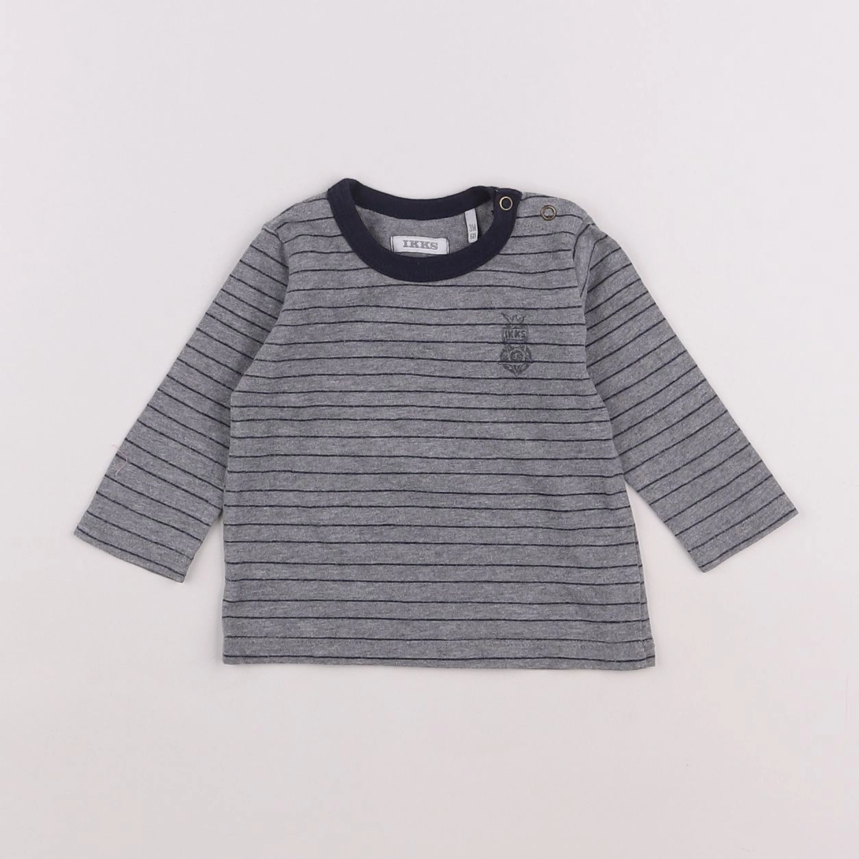 IKKS - tee-shirt gris - 3 mois