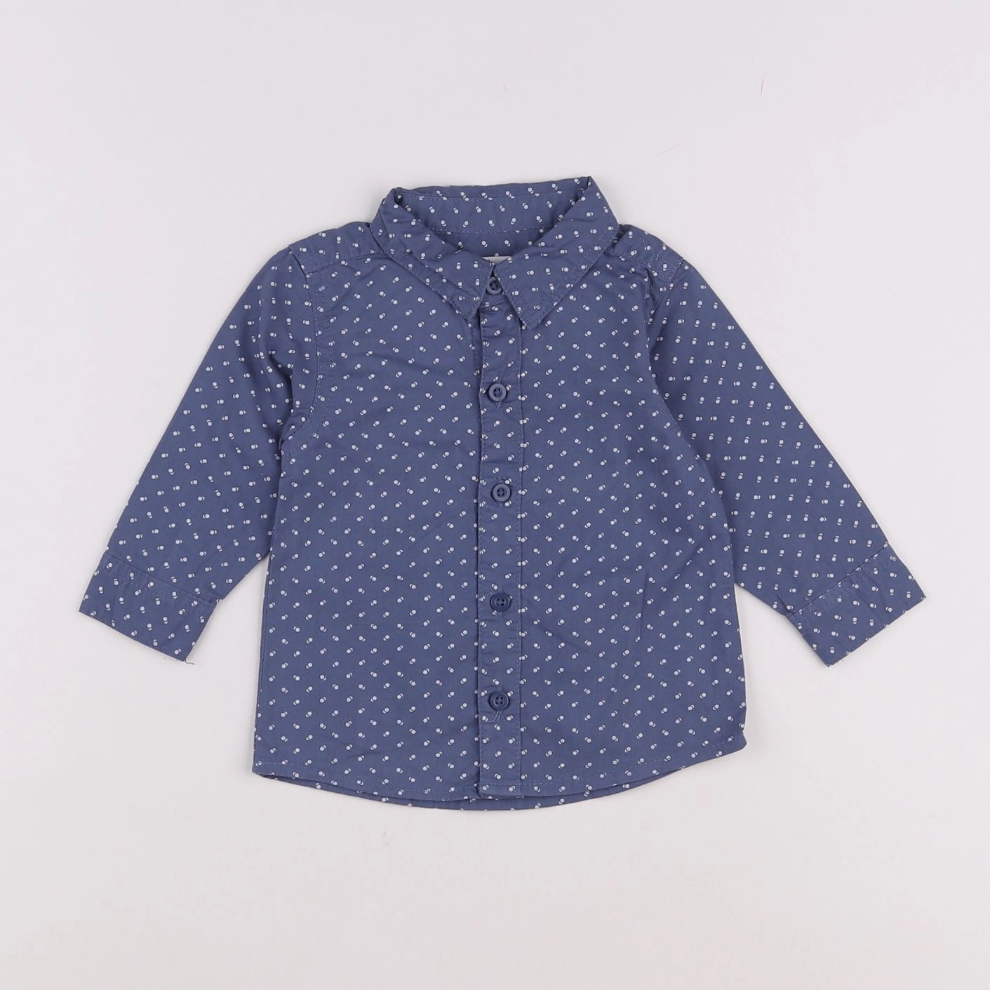 La Redoute - chemise bleu - 6 mois