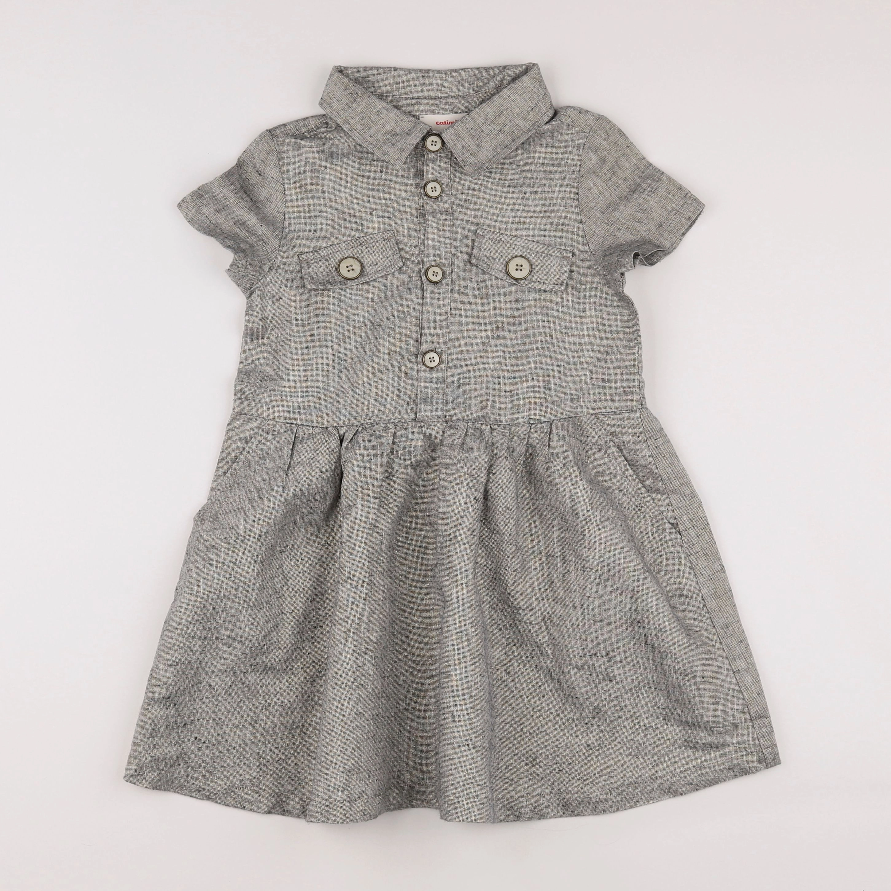 Catimini - robe gris - 6 ans