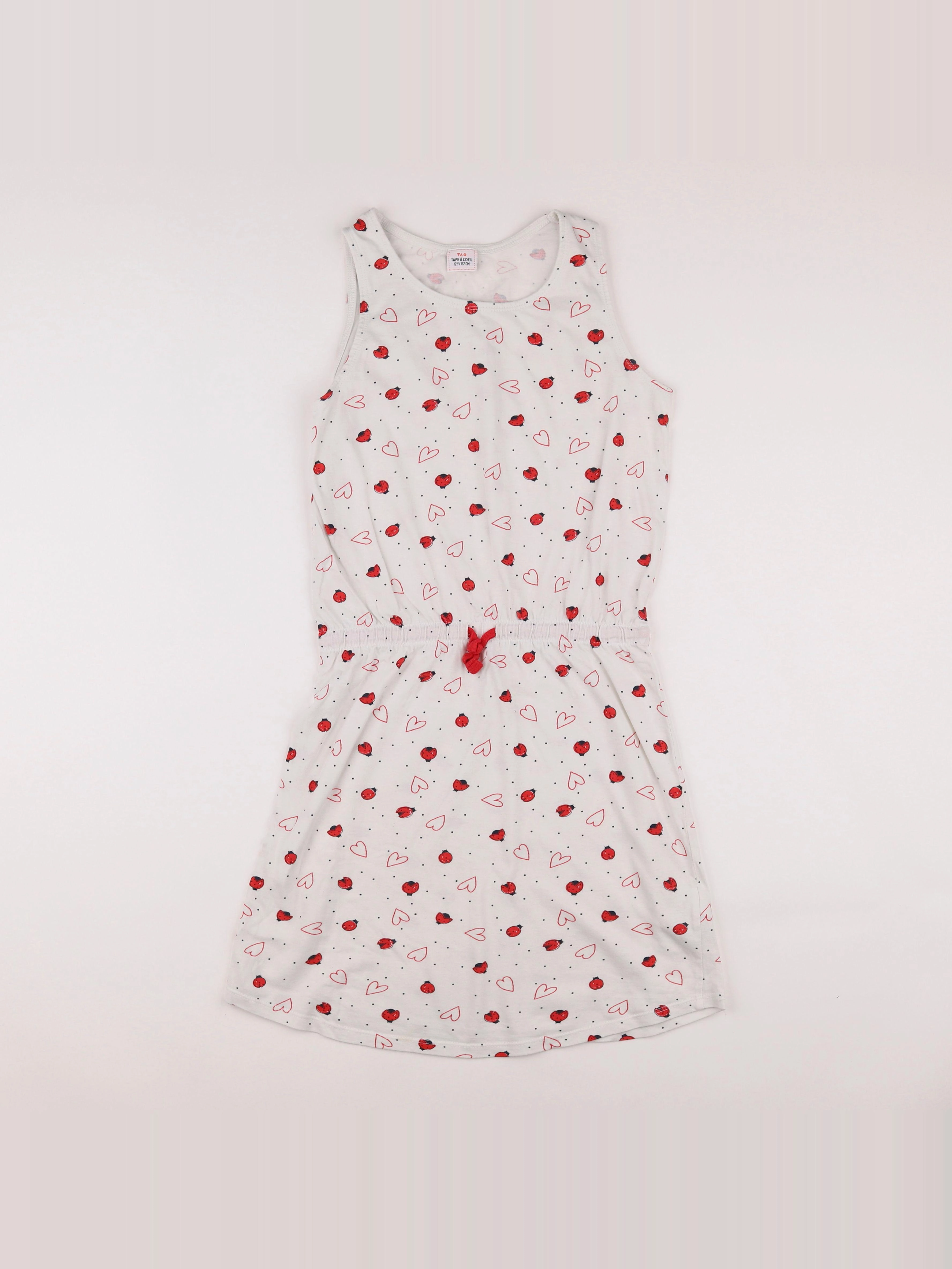 Tape à l'oeil - robe blanc, rouge - 12 ans