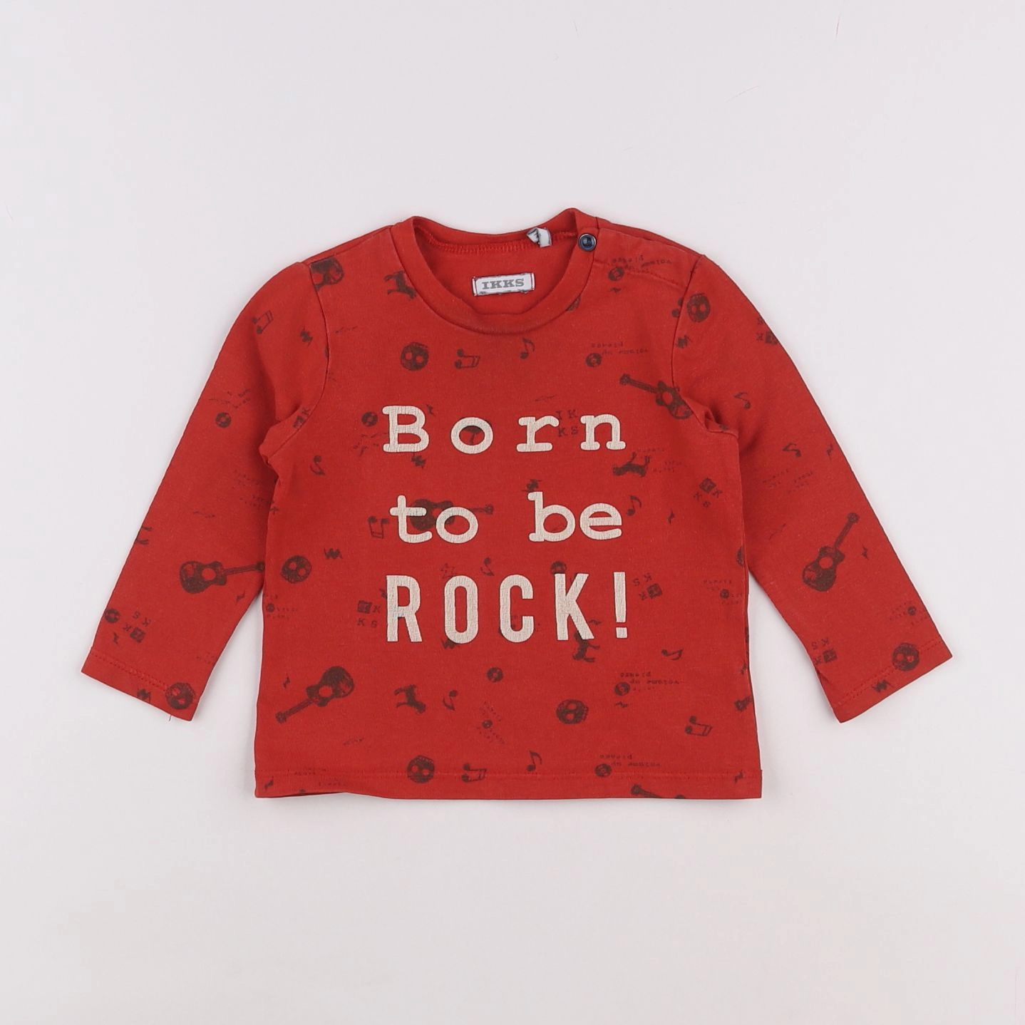 IKKS - tee-shirt rouge - 12 mois