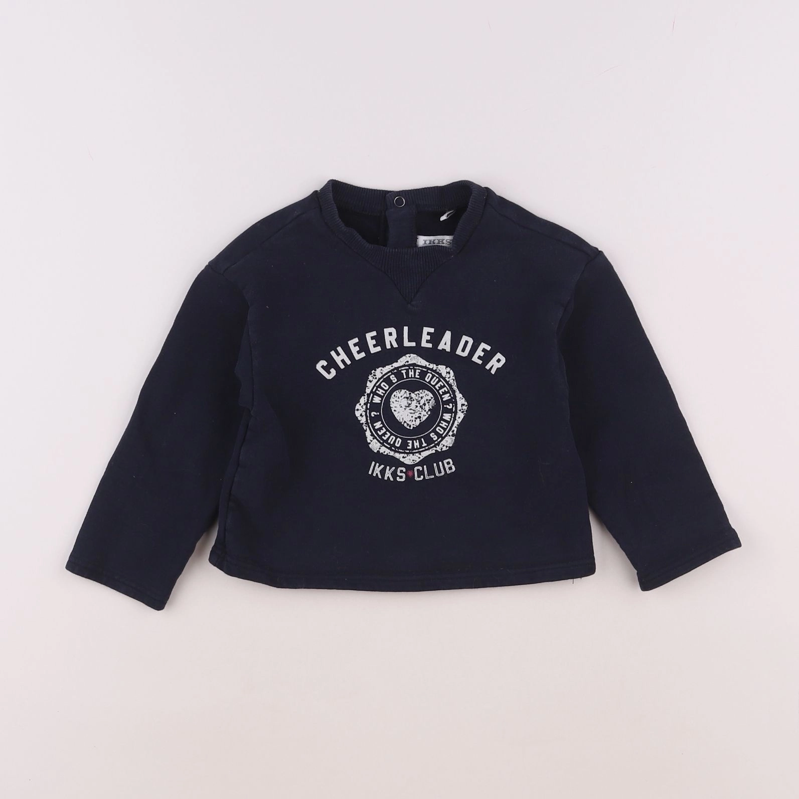 IKKS - sweat bleu - 2 ans