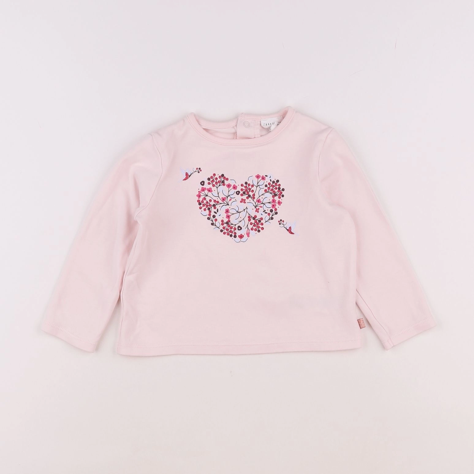 Carrément Beau - tee-shirt rose - 2 ans