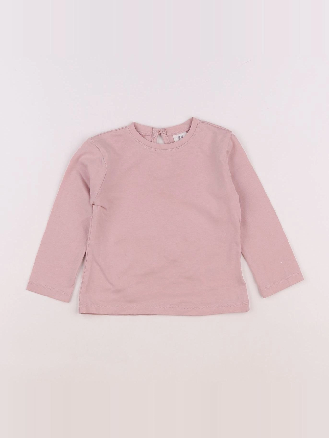 H&M - tee-shirt rose - 9/12 mois