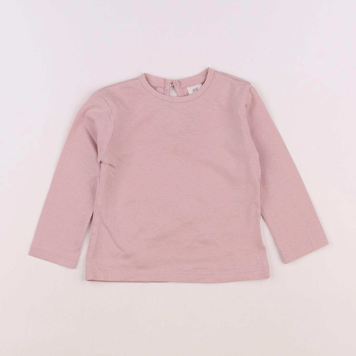 H&M - tee-shirt rose - 9/12 mois