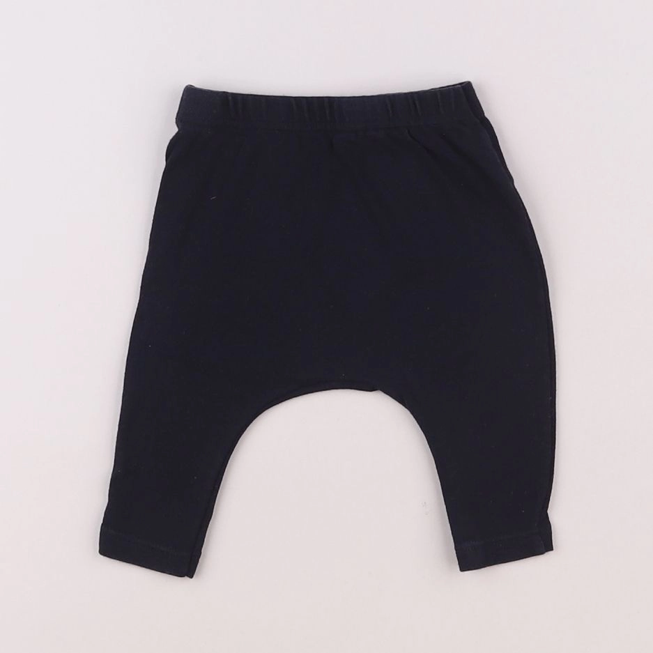 Petit Bateau - sarouel bleu - 1 mois