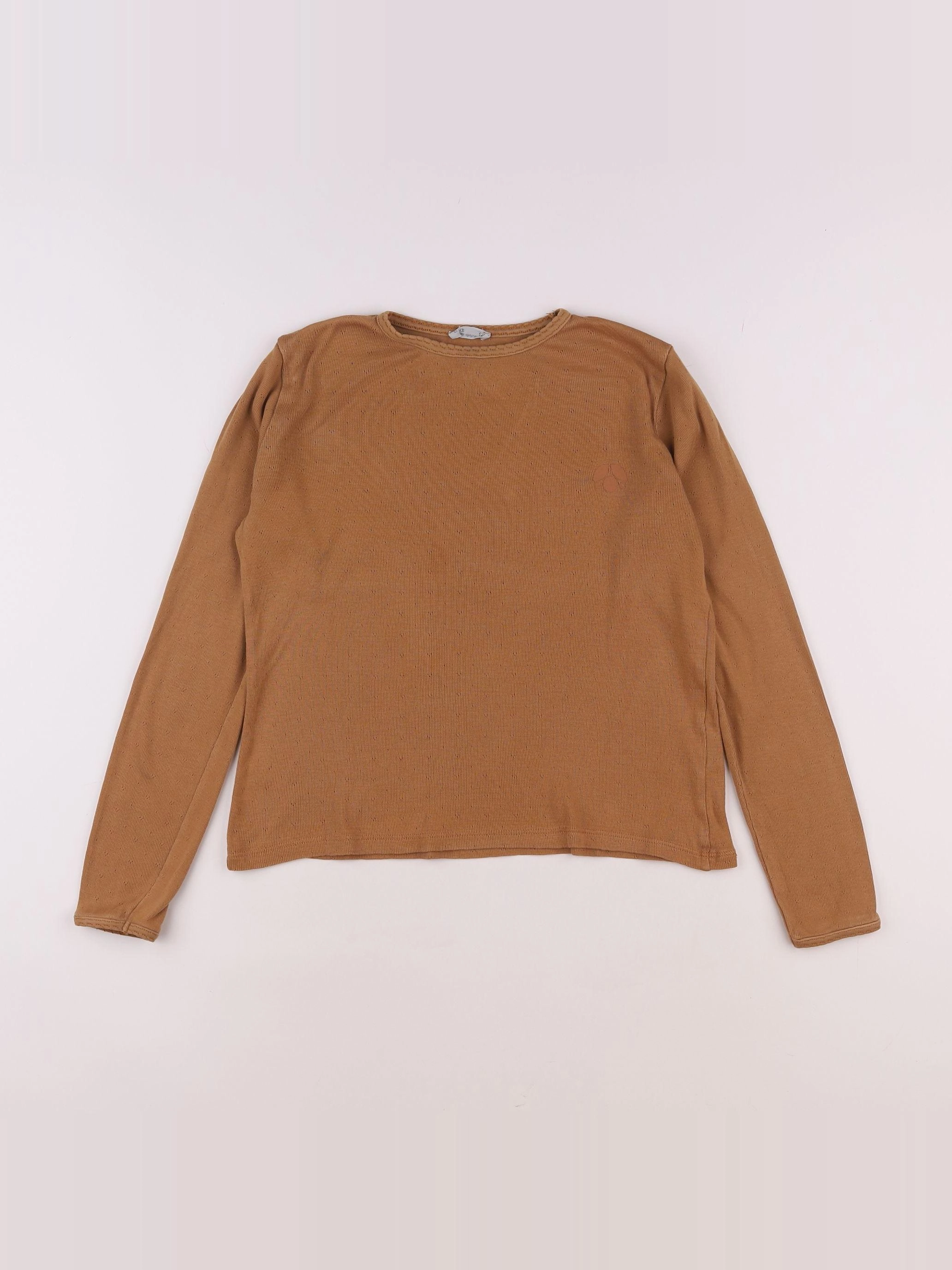 Little Cigogne - tee-shirt marron - 12 ans