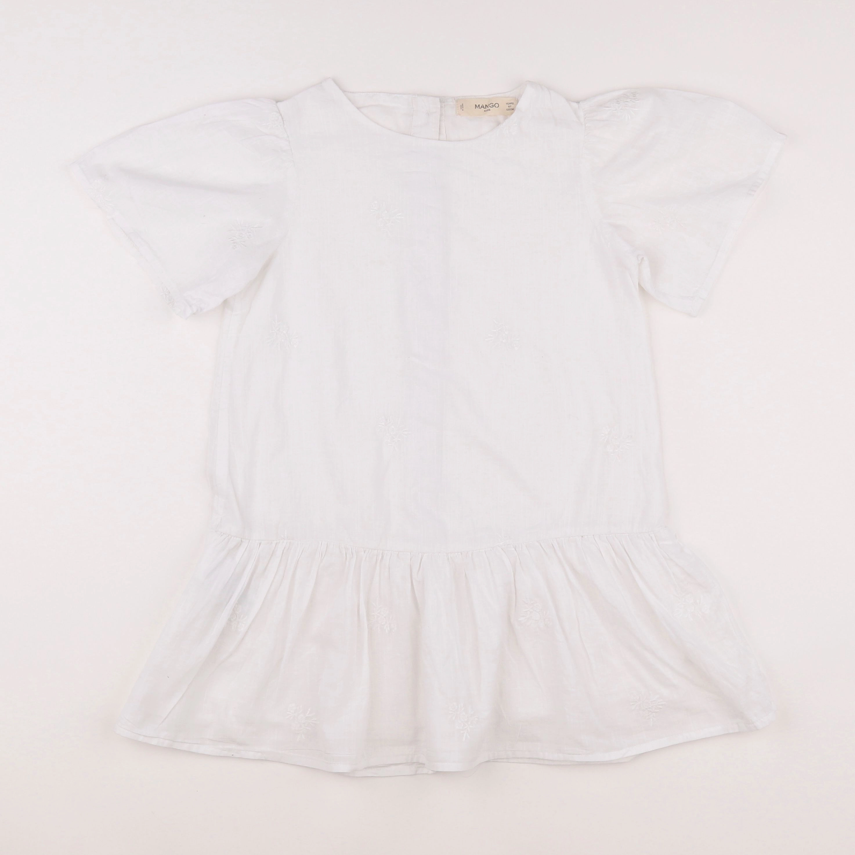 Mango - robe blanc - 6/7 ans