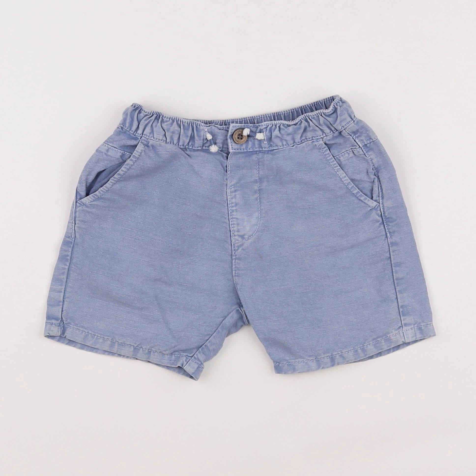 Zara - short bleu - 18 mois à 2 ans