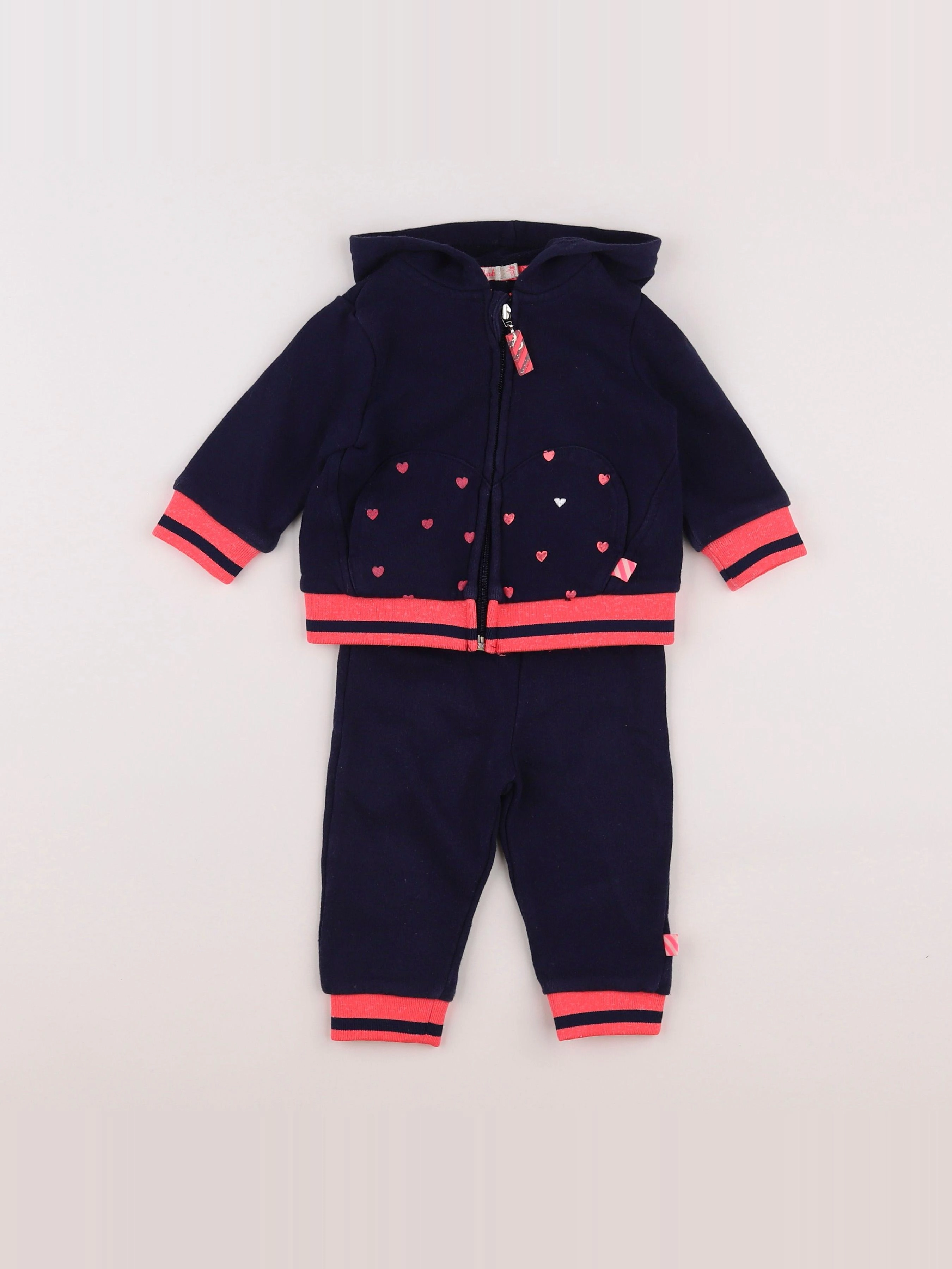 Billie Blush - ensemble bleu - 9 mois