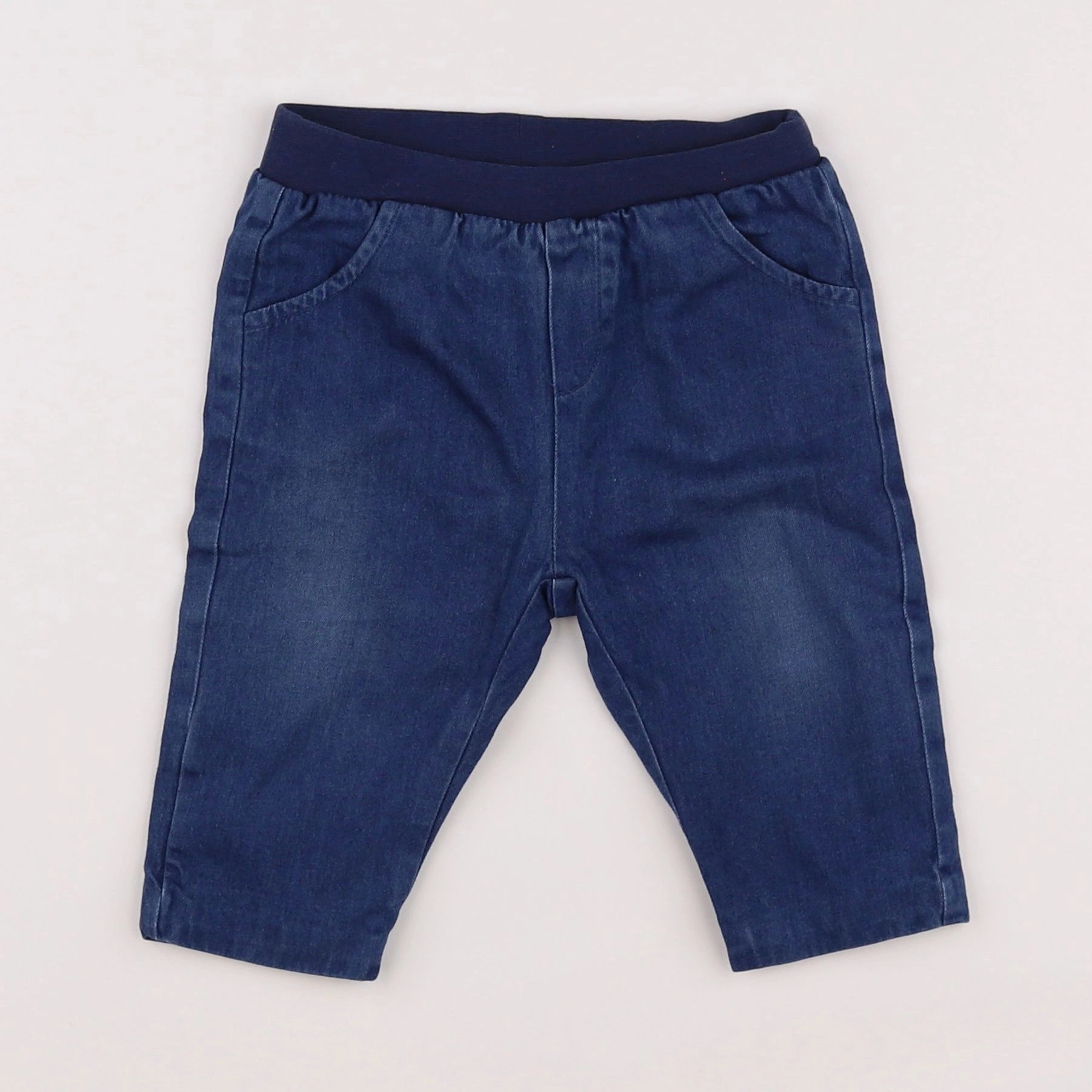 Jacadi - pantalon bleu - 12 mois