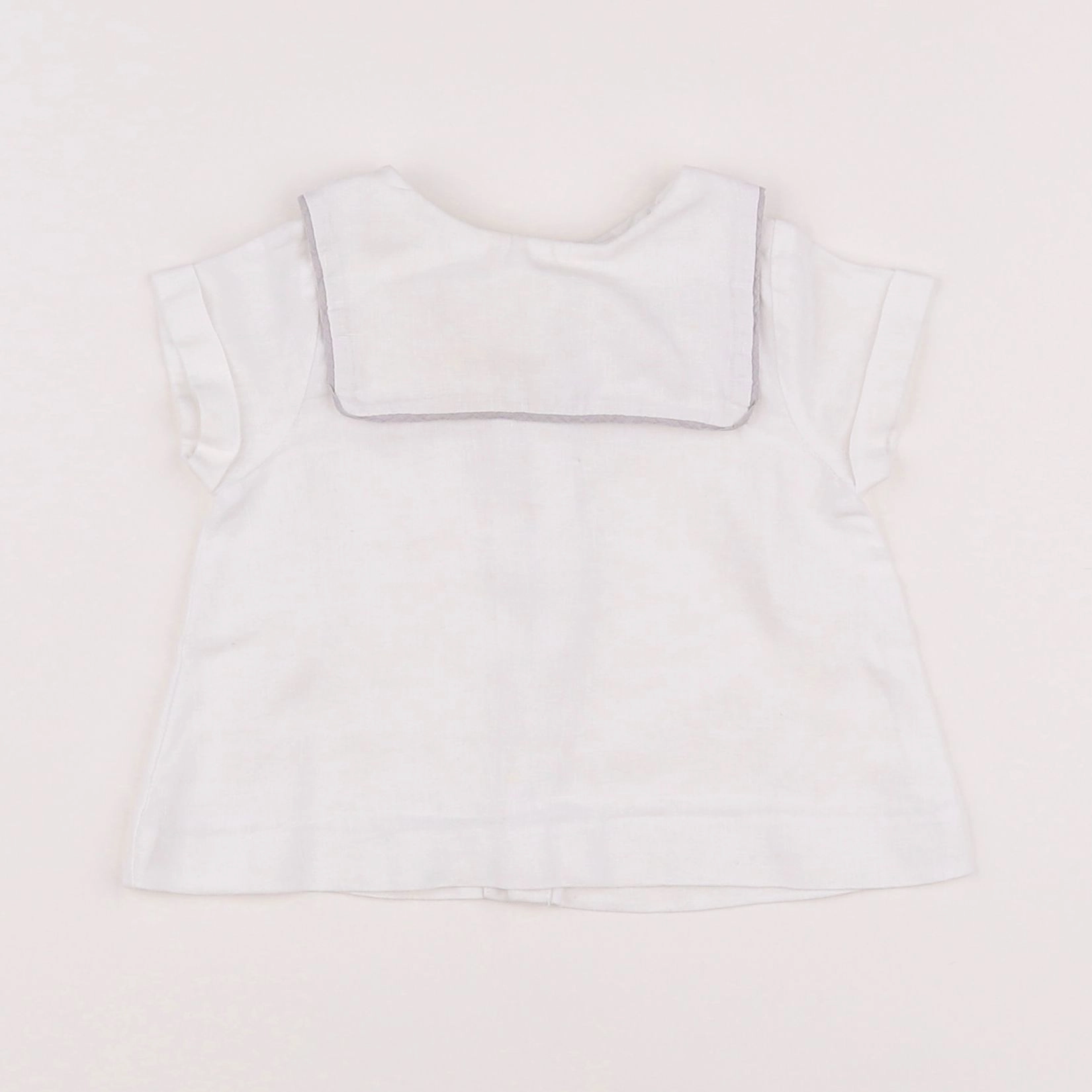 Jacadi - blouse blanc - 6 mois