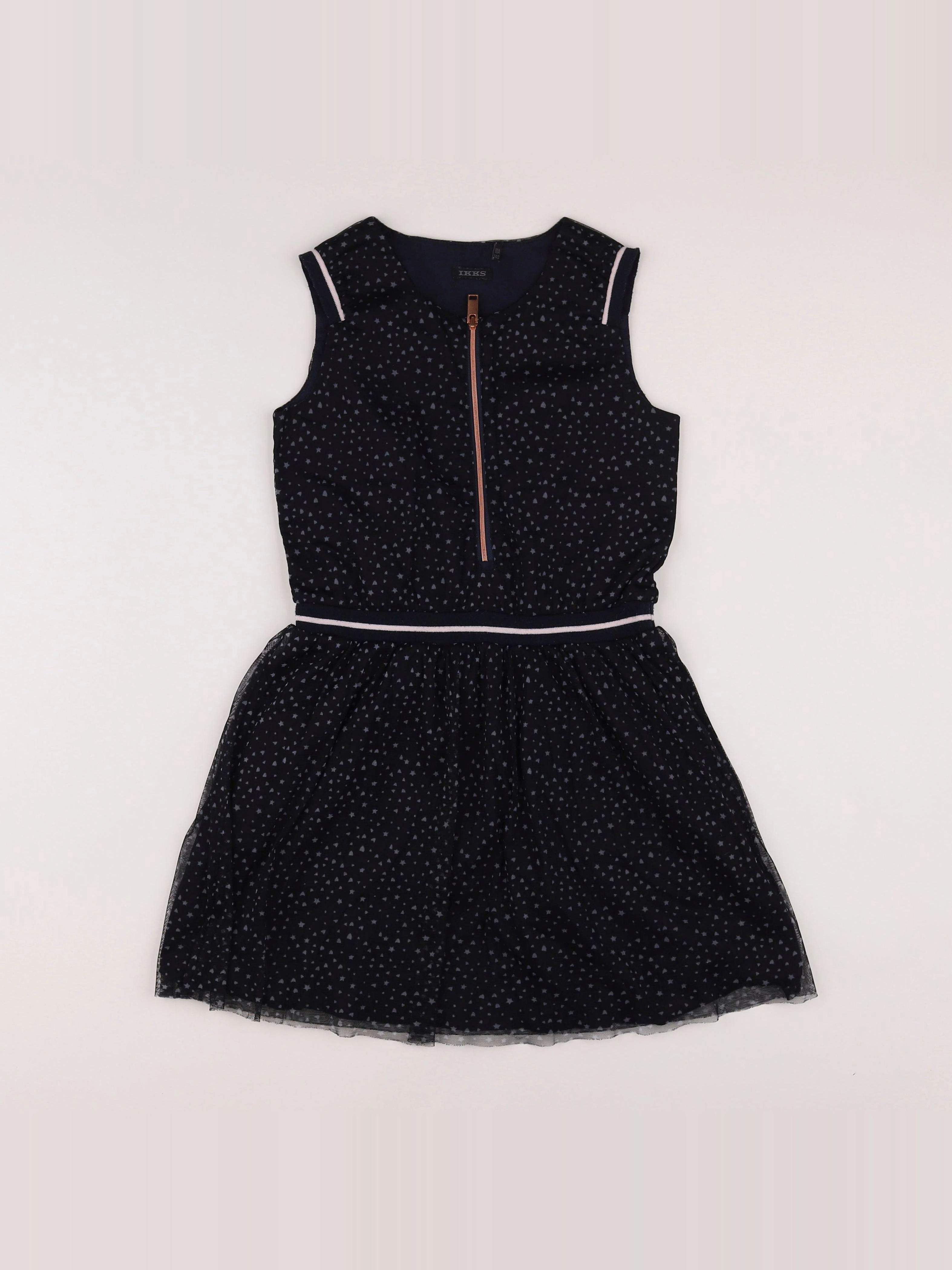 IKKS - robe noir - 10 ans