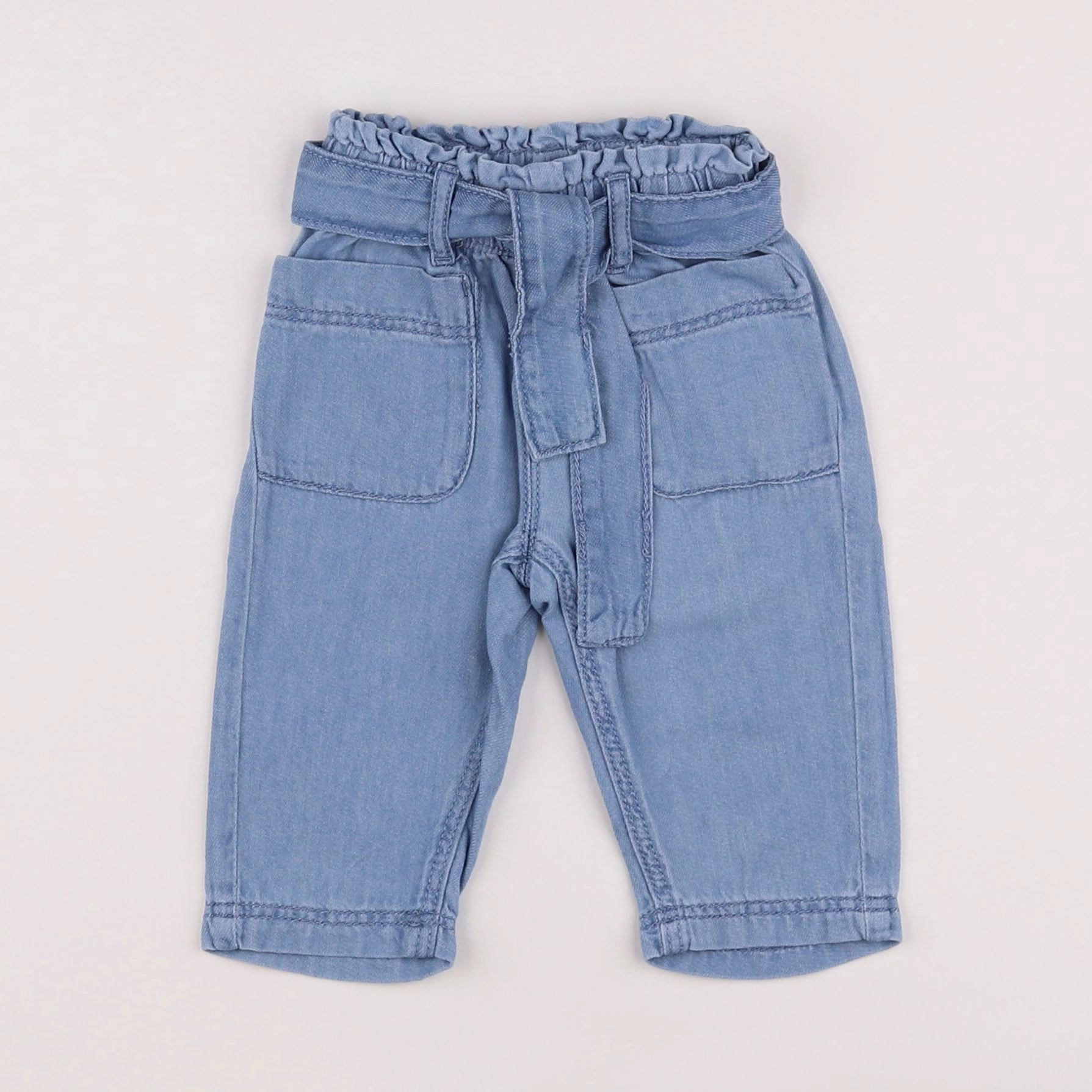 Tape à l'oeil - pantalon bleu - 6 mois