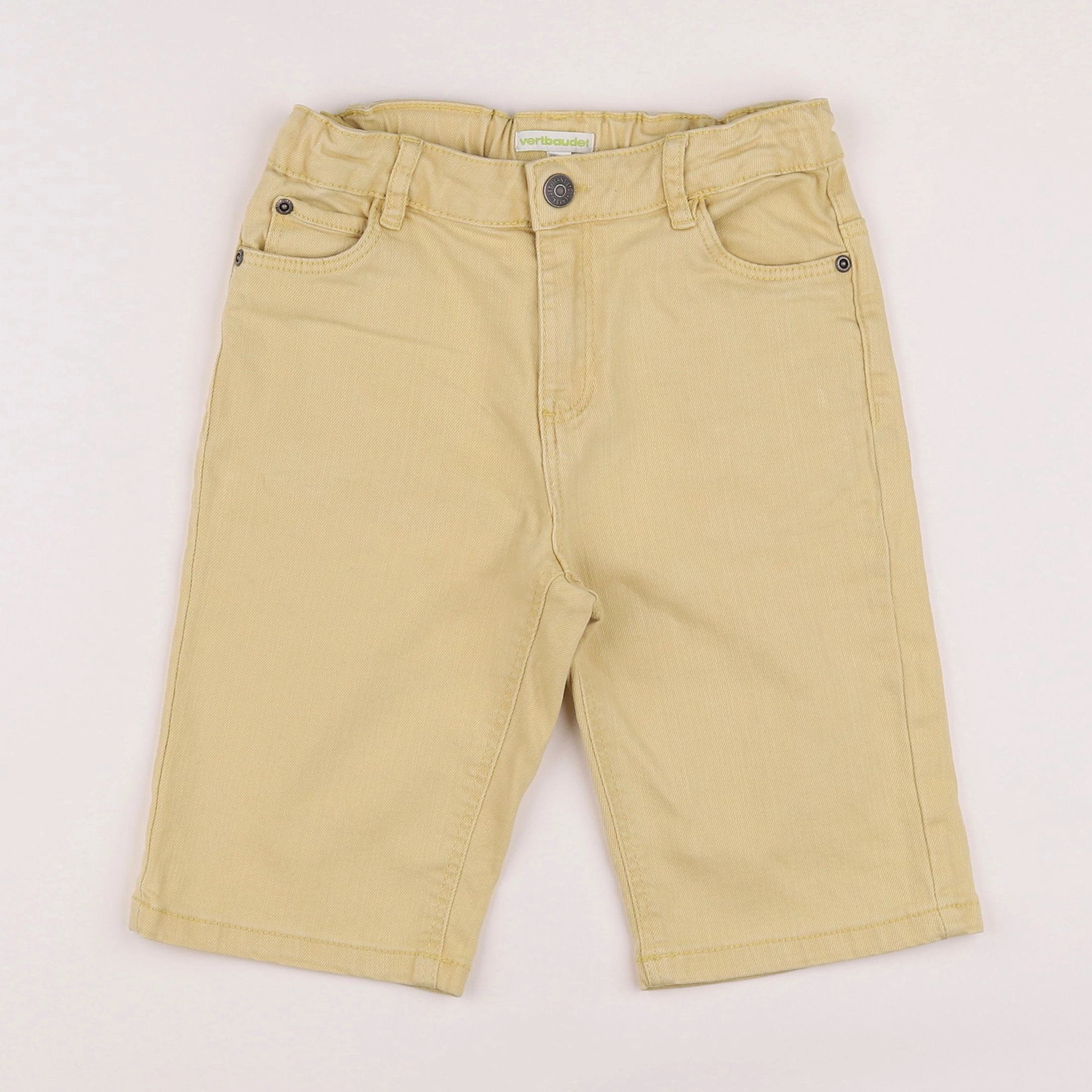 Vertbaudet - short jaune - 9 ans