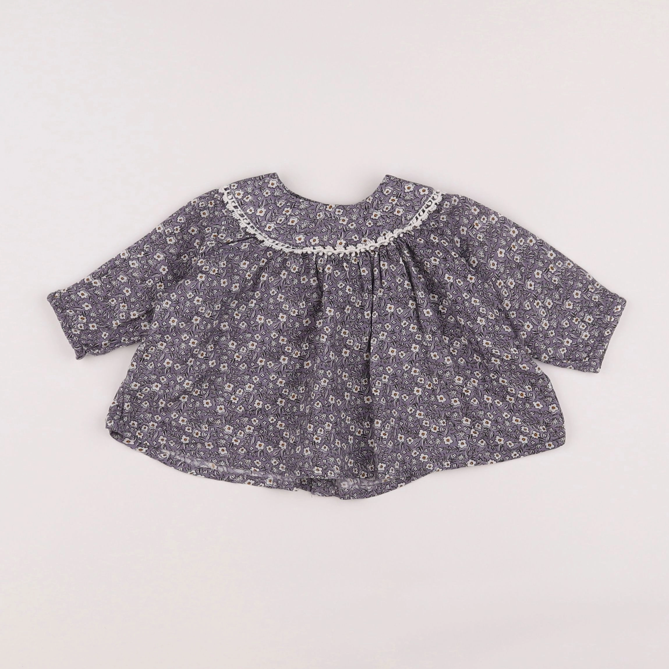 Boutchou - blouse violet - 3 mois