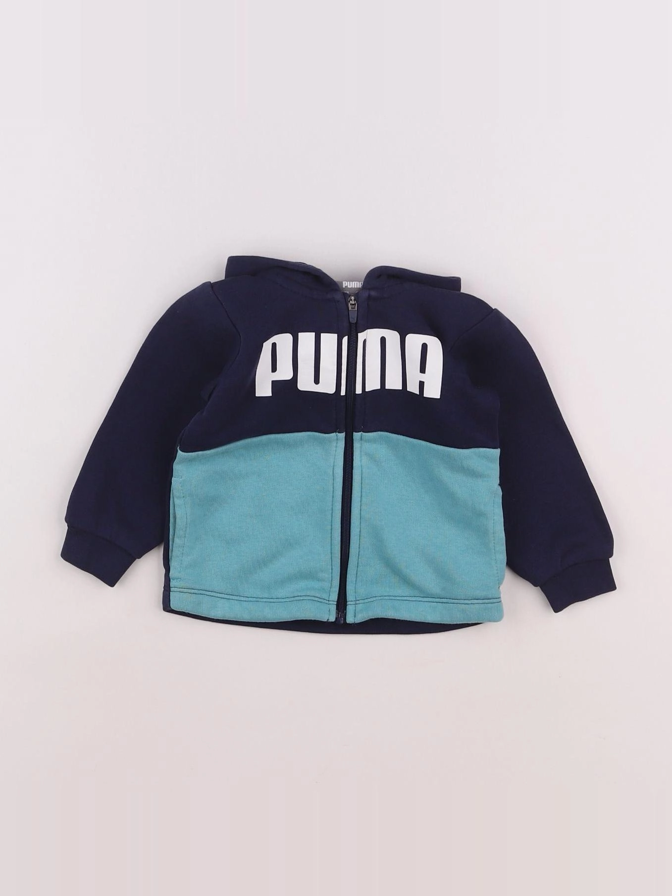 Puma - sweat bleu - 3/6 mois