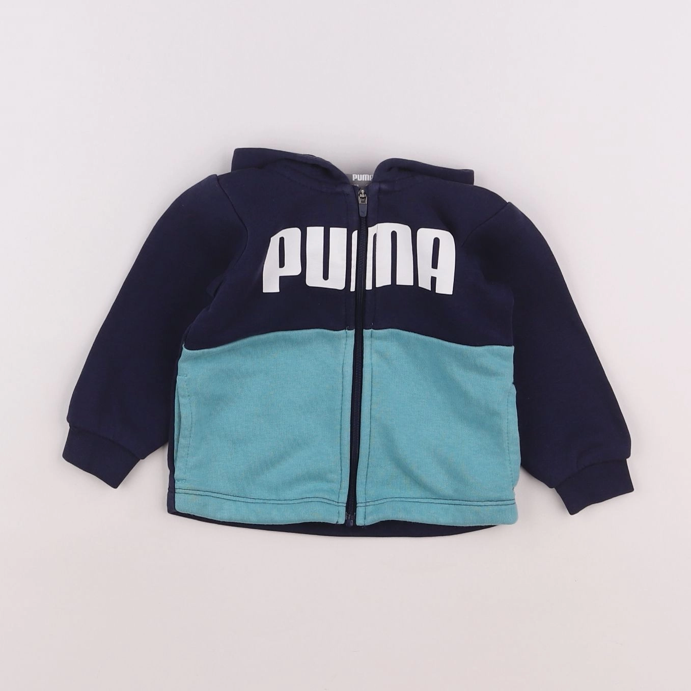 Puma - sweat bleu - 3/6 mois