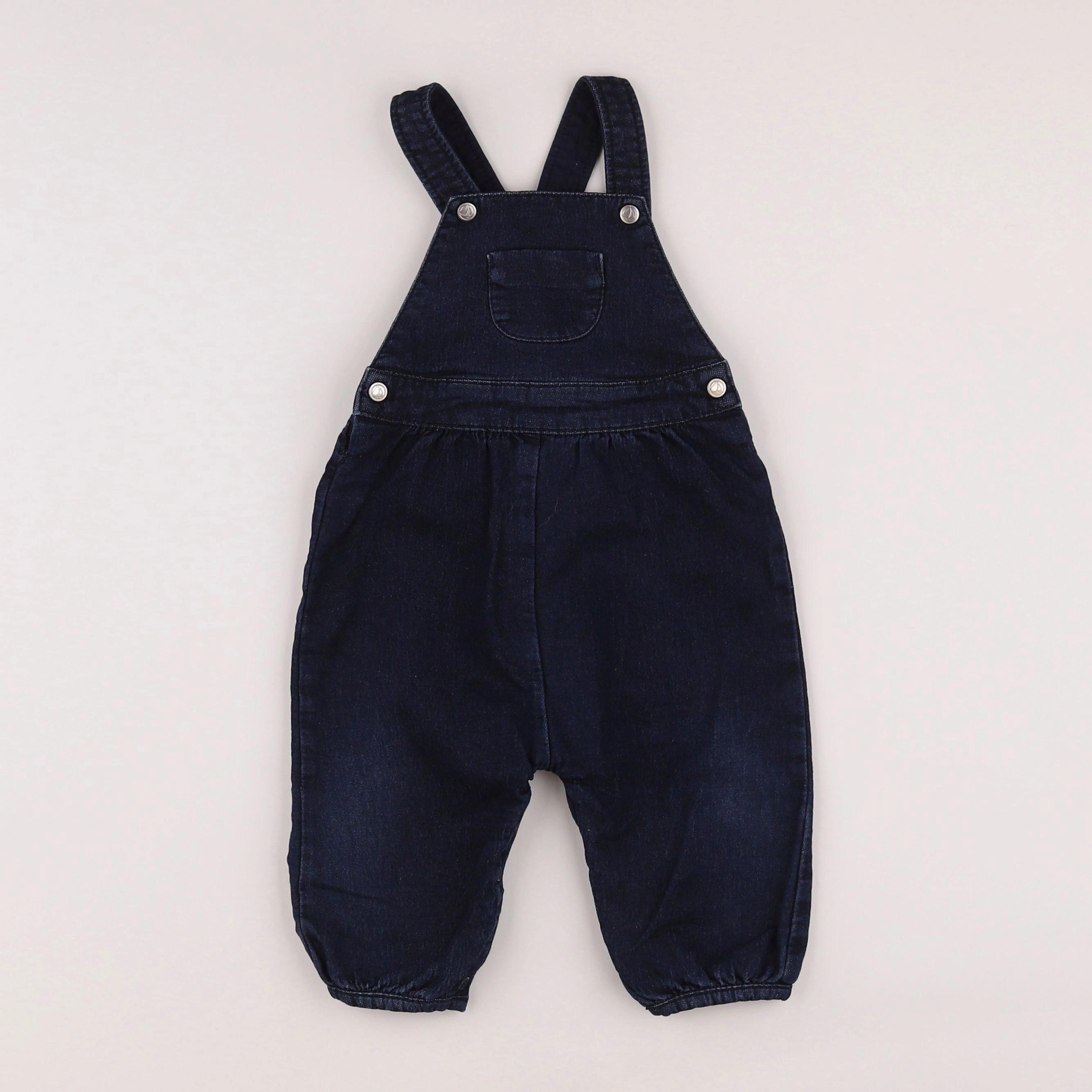 Petit Bateau - salopette bleu - 12 mois