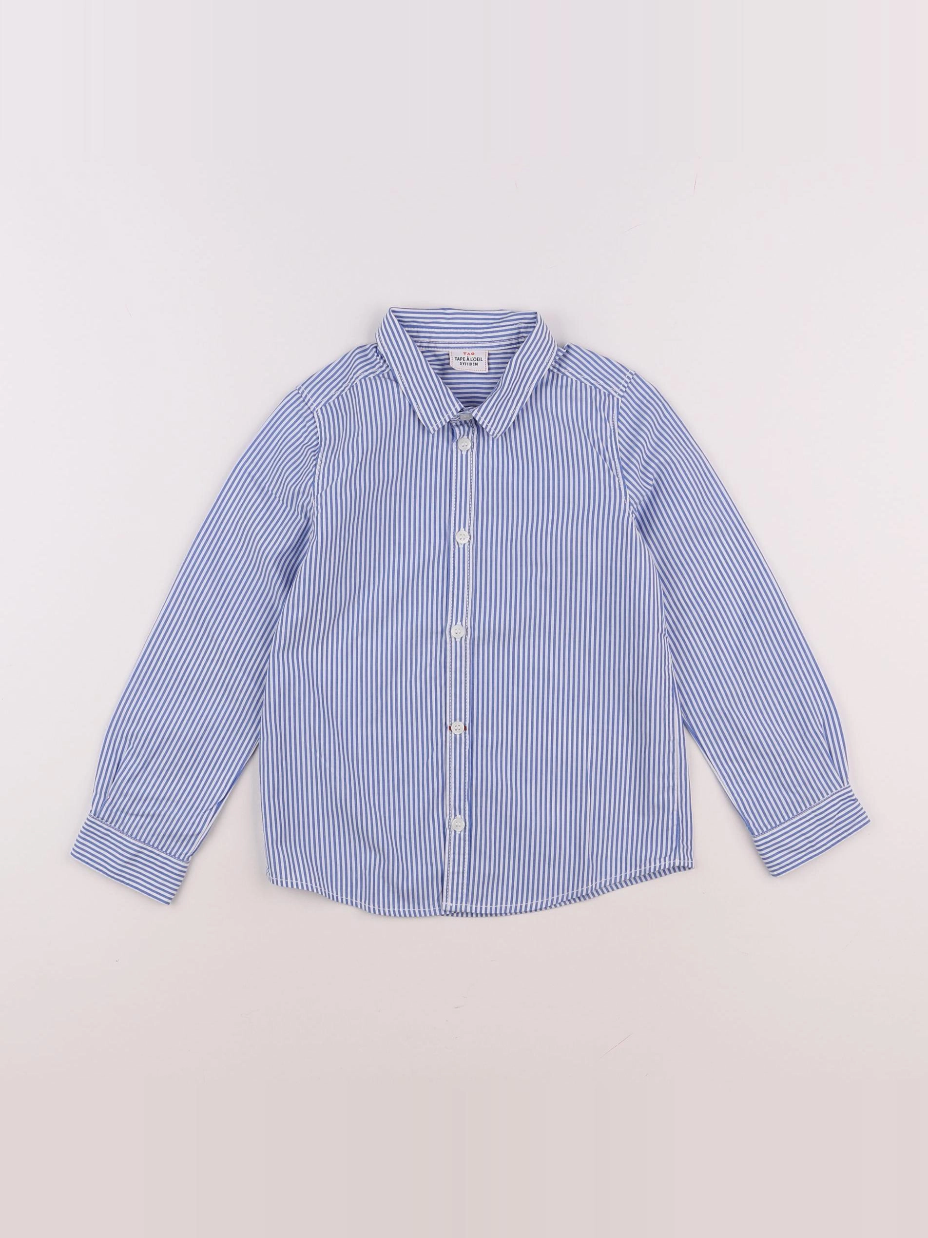 Tape à l'oeil - chemise bleu - 5 ans