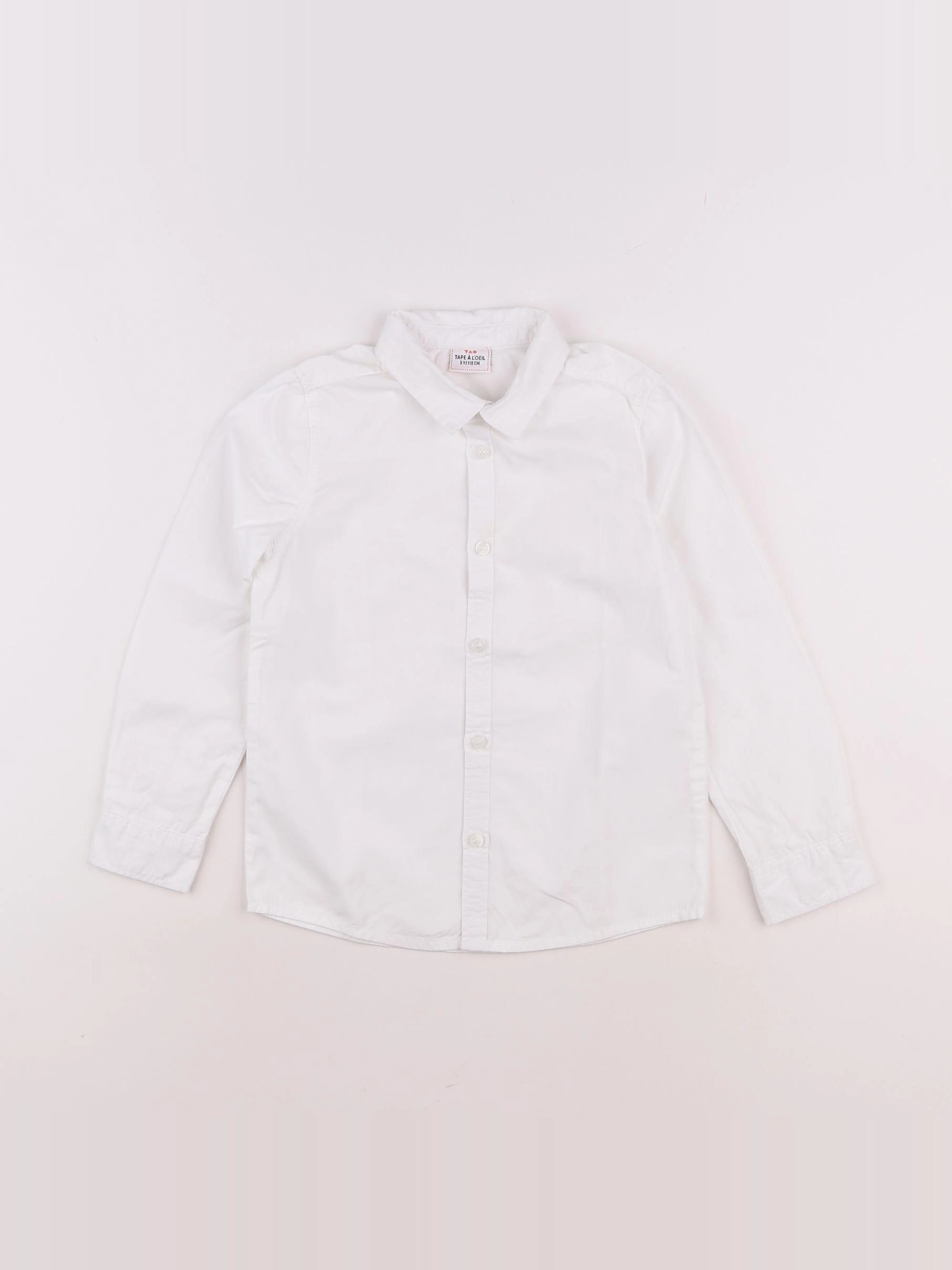 Tape à l'oeil - chemise blanc - 5 ans