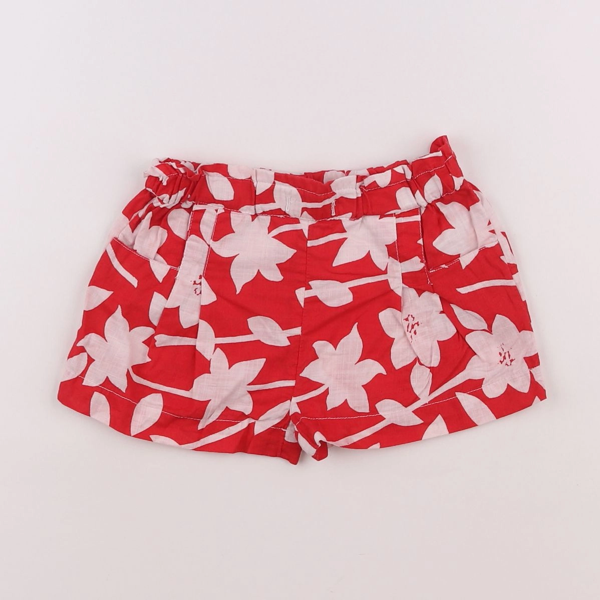 Boutchou - short rouge - 3 ans