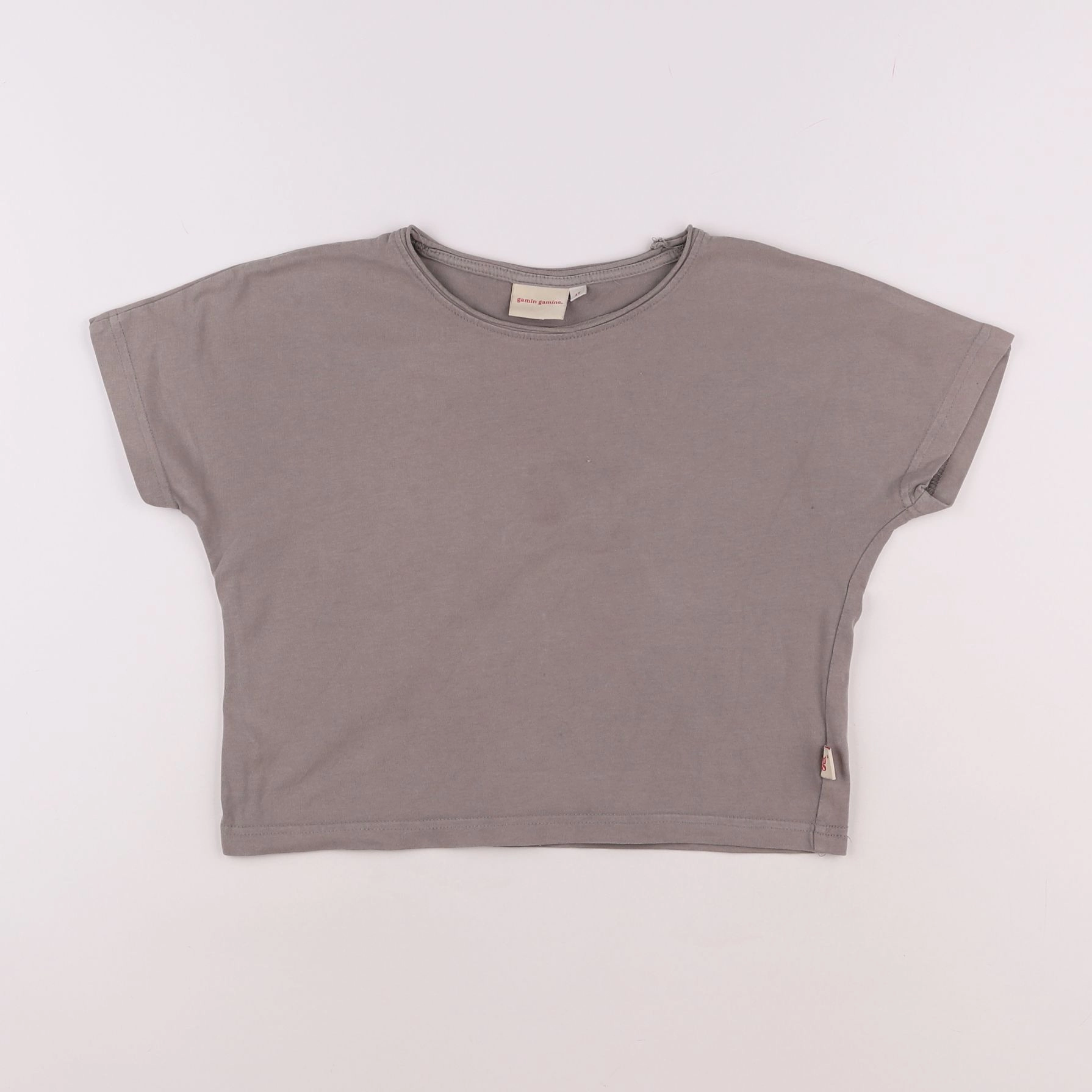 Gamin gamine - tee-shirt gris - 4 ans